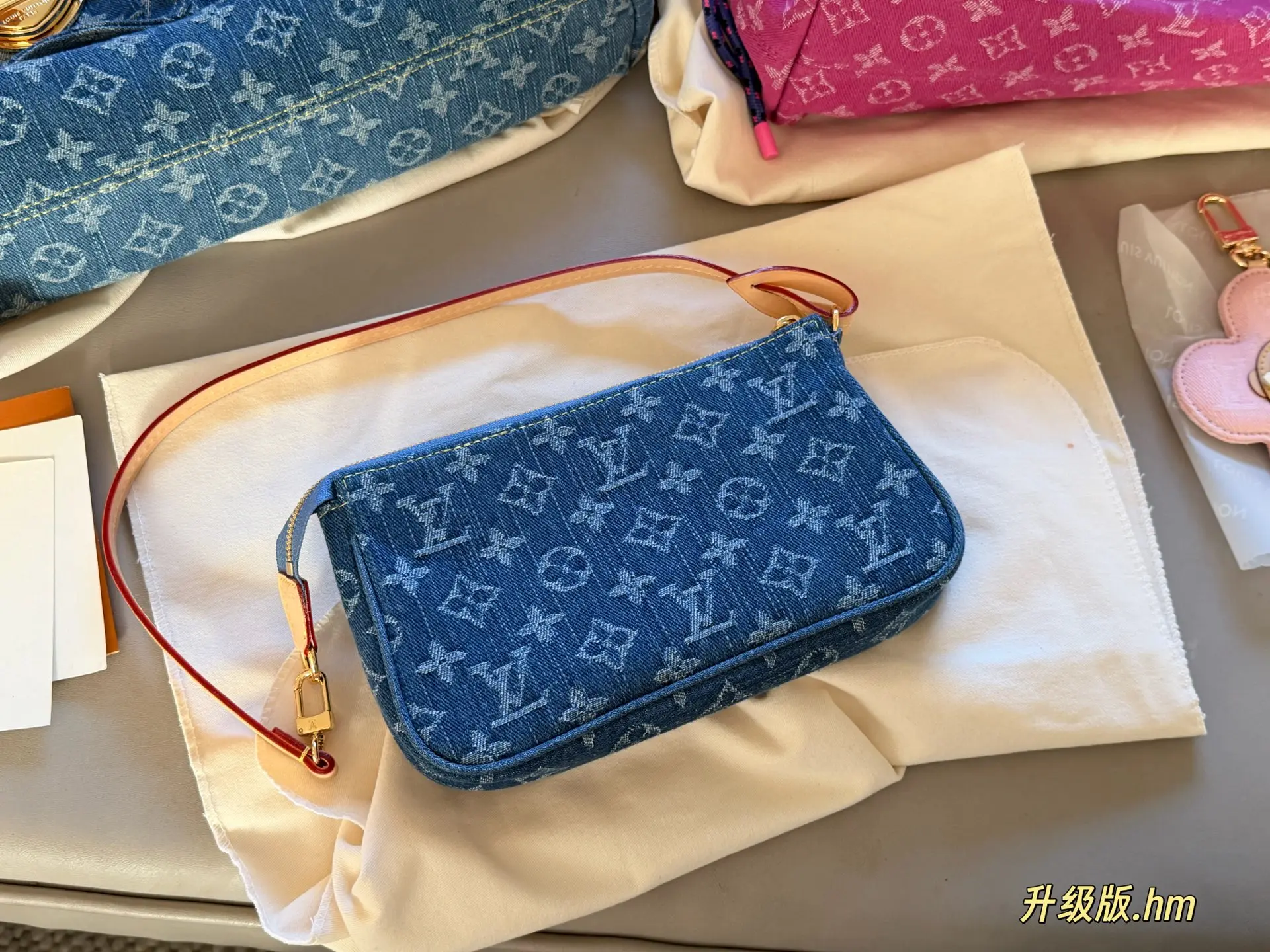 Monogram Denim Cargo Shoulder Bag D36518162 — view 8