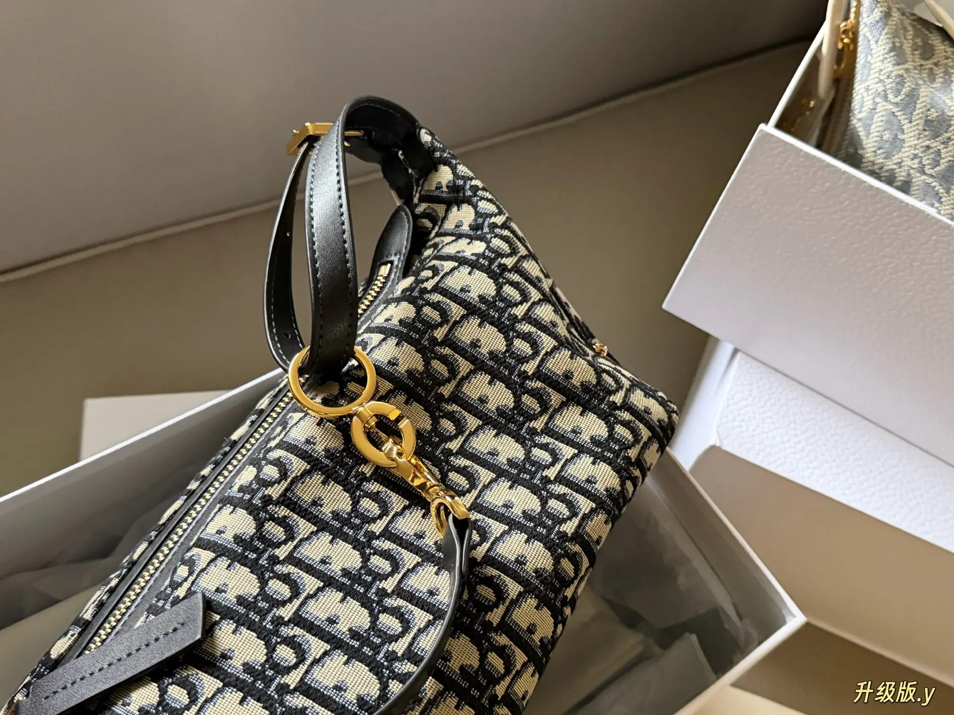 D-Journey Canvas Hobo Bag D38018063 — view 4
