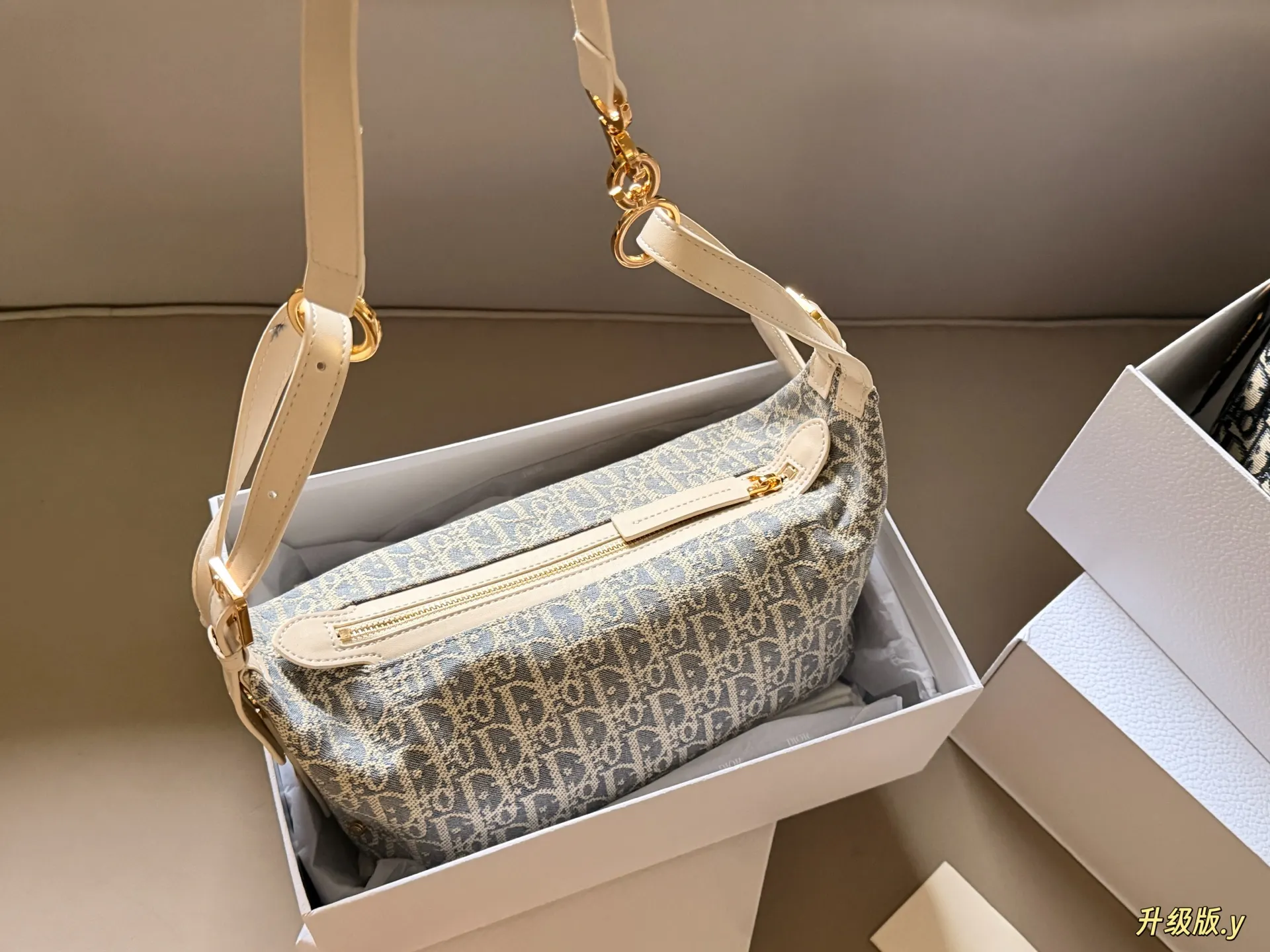 D-Journey Canvas Hobo Bag D38018063 — view 13
