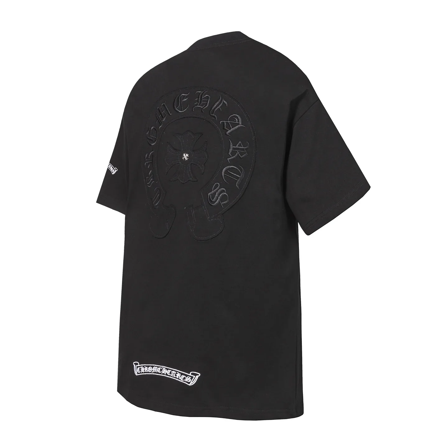 Horseshoe Patch Embroidered Cotton T-Shirt D10013705 — view 3