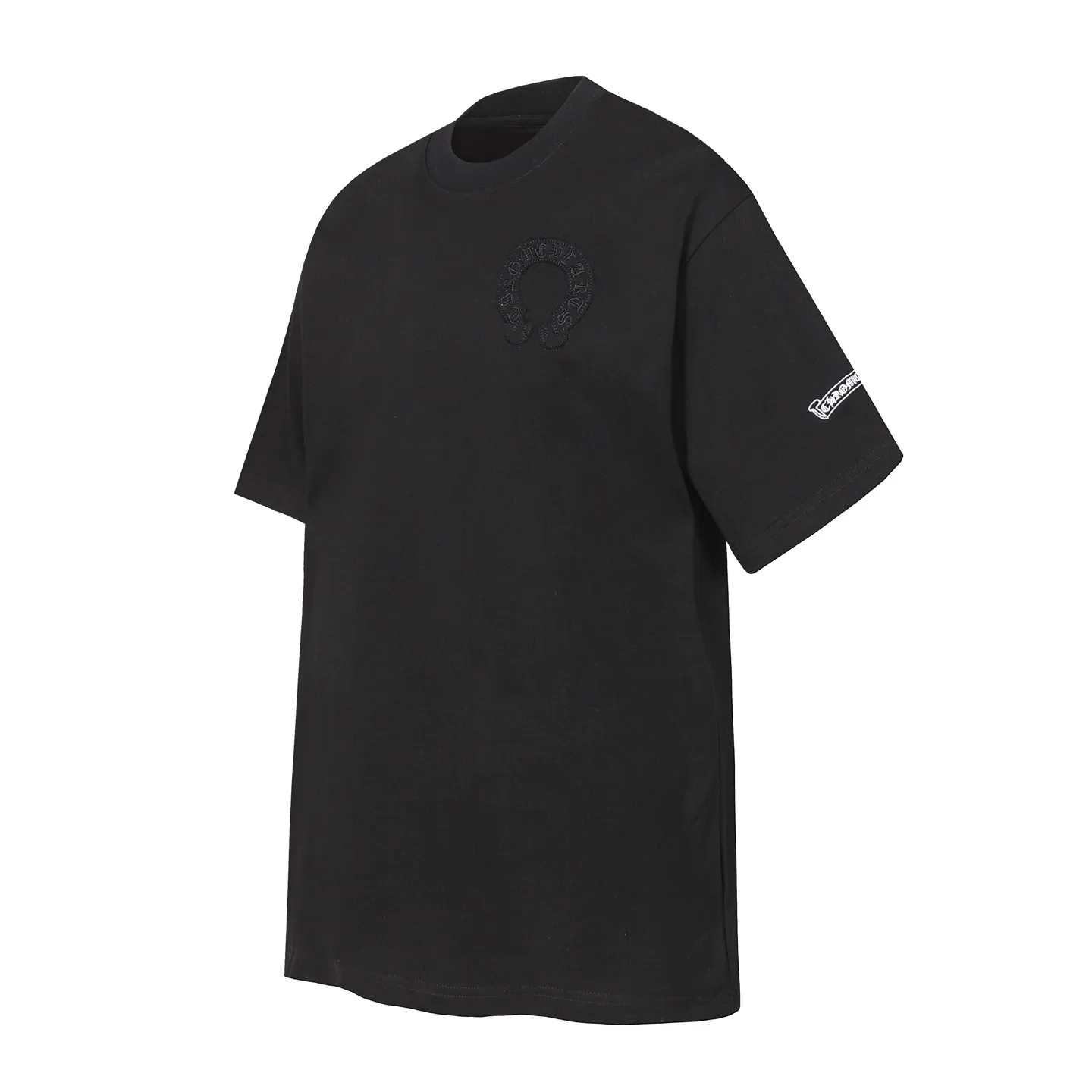 Horseshoe Patch Embroidered Cotton T-Shirt D10013706 — view 3