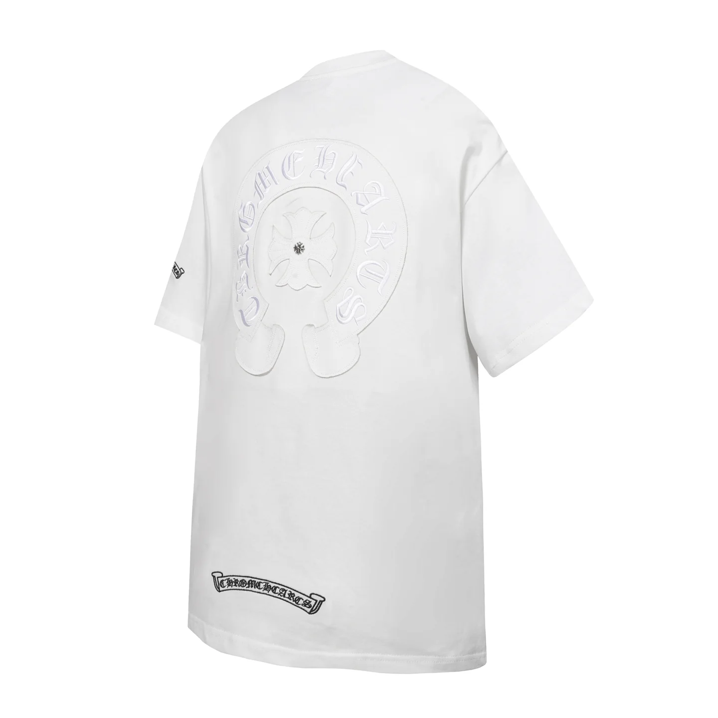 Horseshoe Patch Embroidered Cotton T-Shirt D10013706 — view 7