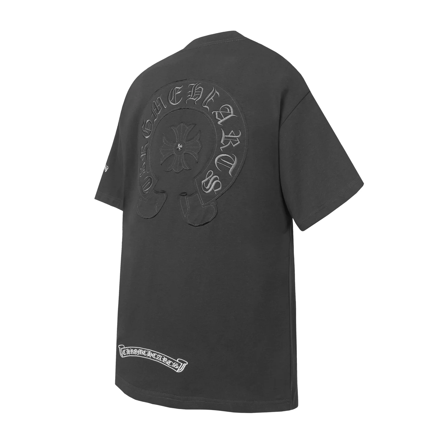 Horseshoe Patch Embroidered Cotton T-Shirt D10013706 — view 10