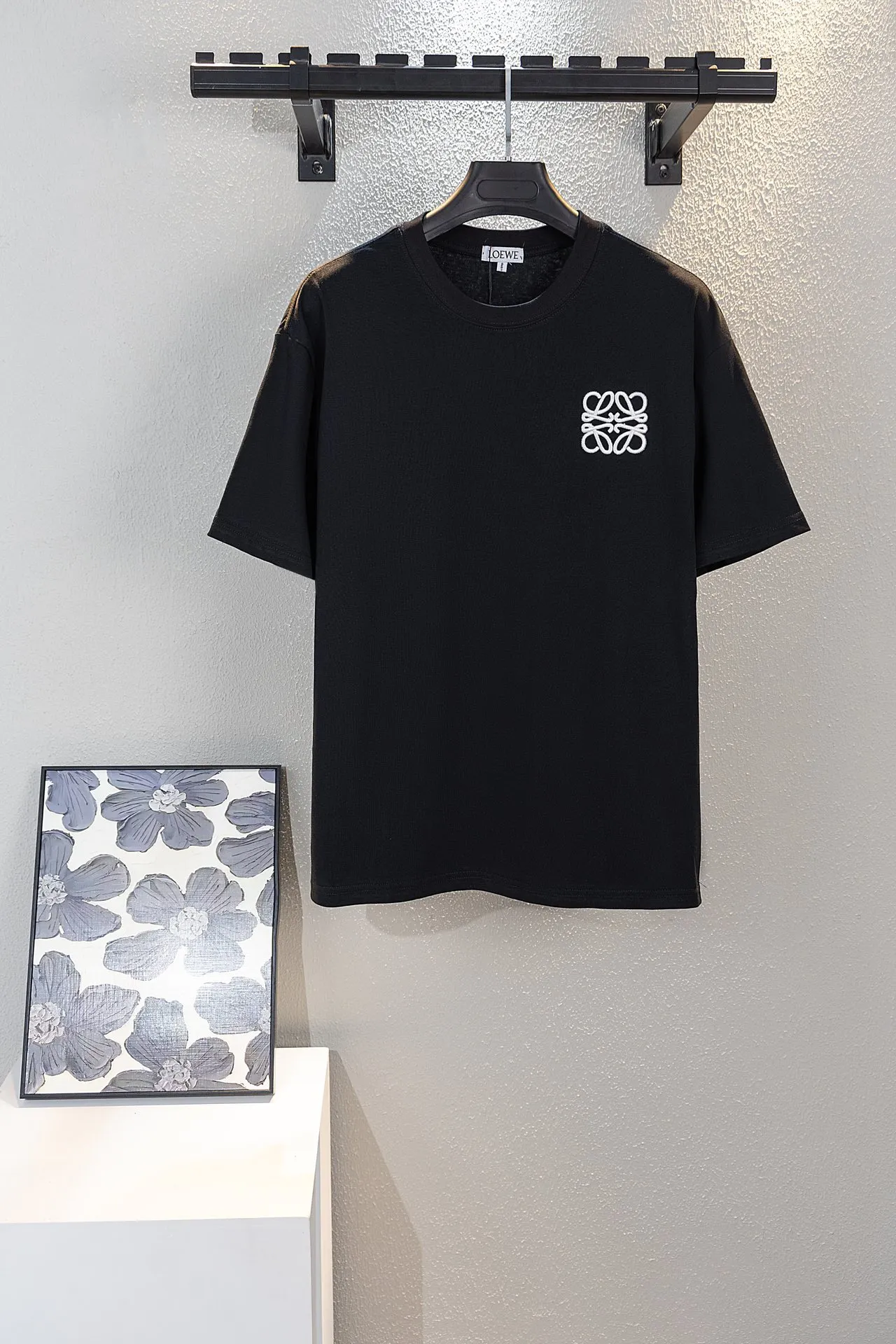 Anagram Embroidered Cotton T-Shirt D10512229