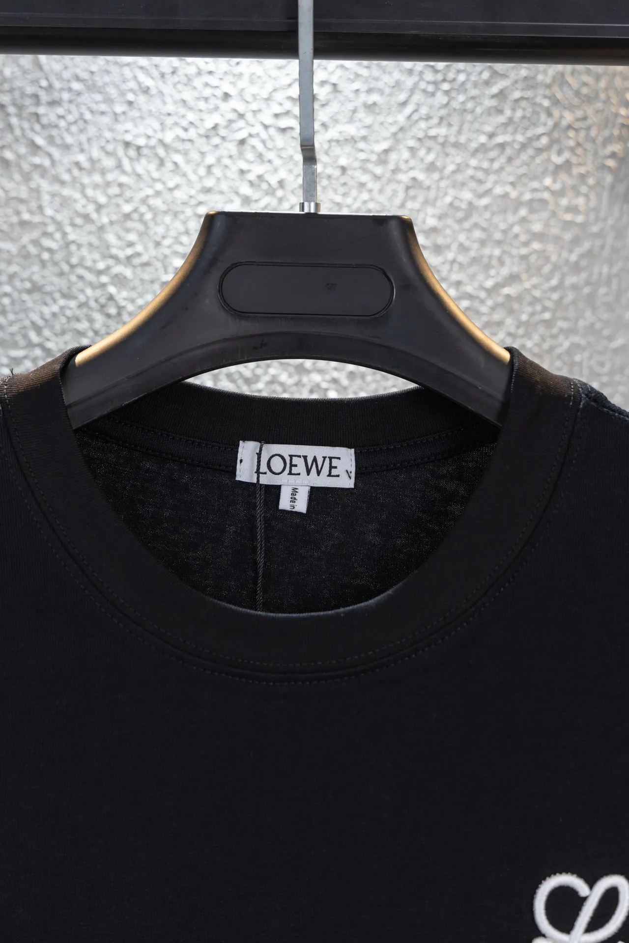 Anagram Embroidered Cotton T-Shirt D10512229 — view 3