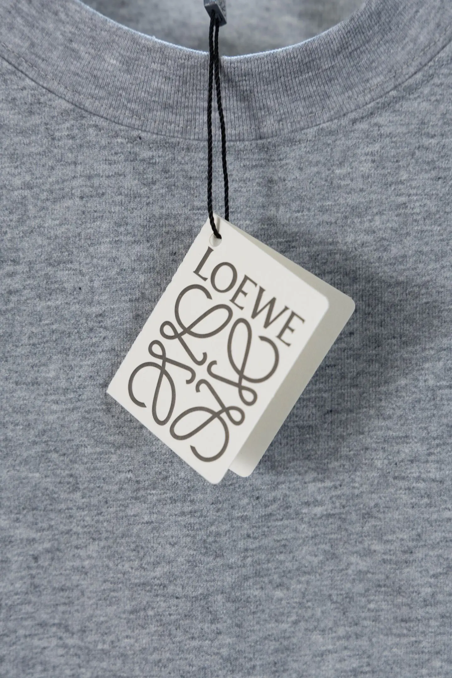 Rabbit Anagram Embroidered Cotton T-Shirt D10512231 — view 9