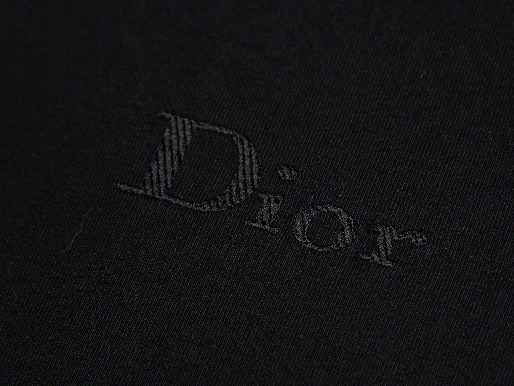 Embroidered Logo Cotton T-Shirt D10515874 — view 3