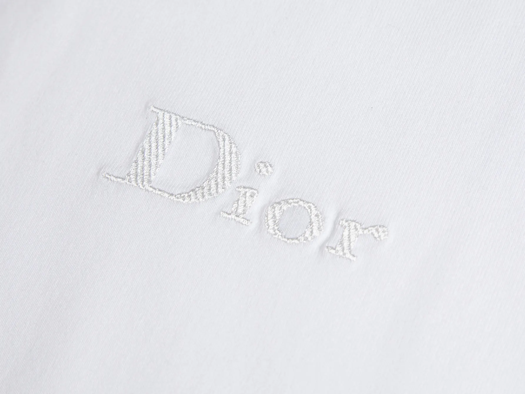 Logo Embroidered Cotton T-Shirt D10515873 — view 3