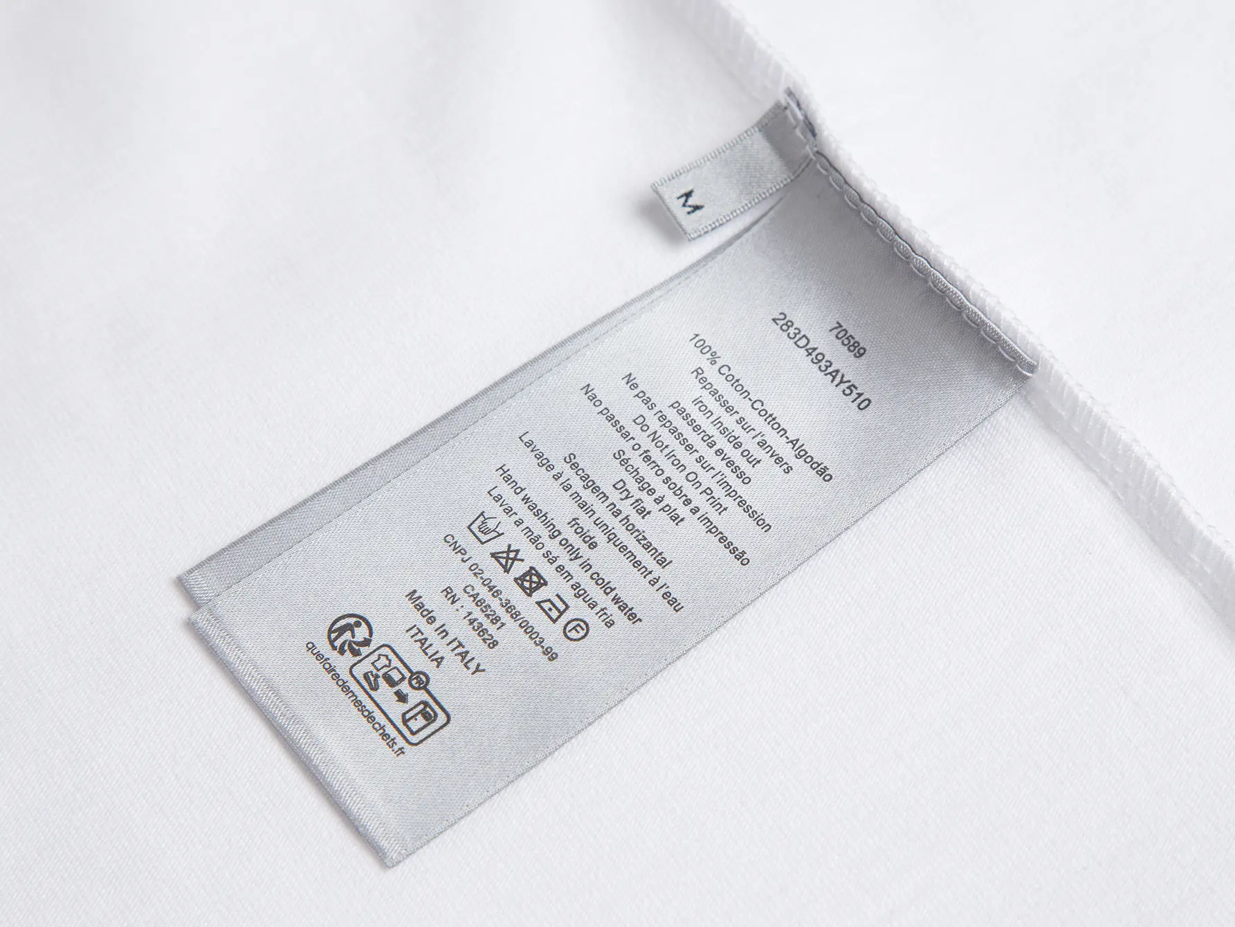 Logo Embroidered Cotton T-Shirt D10515873 — view 5