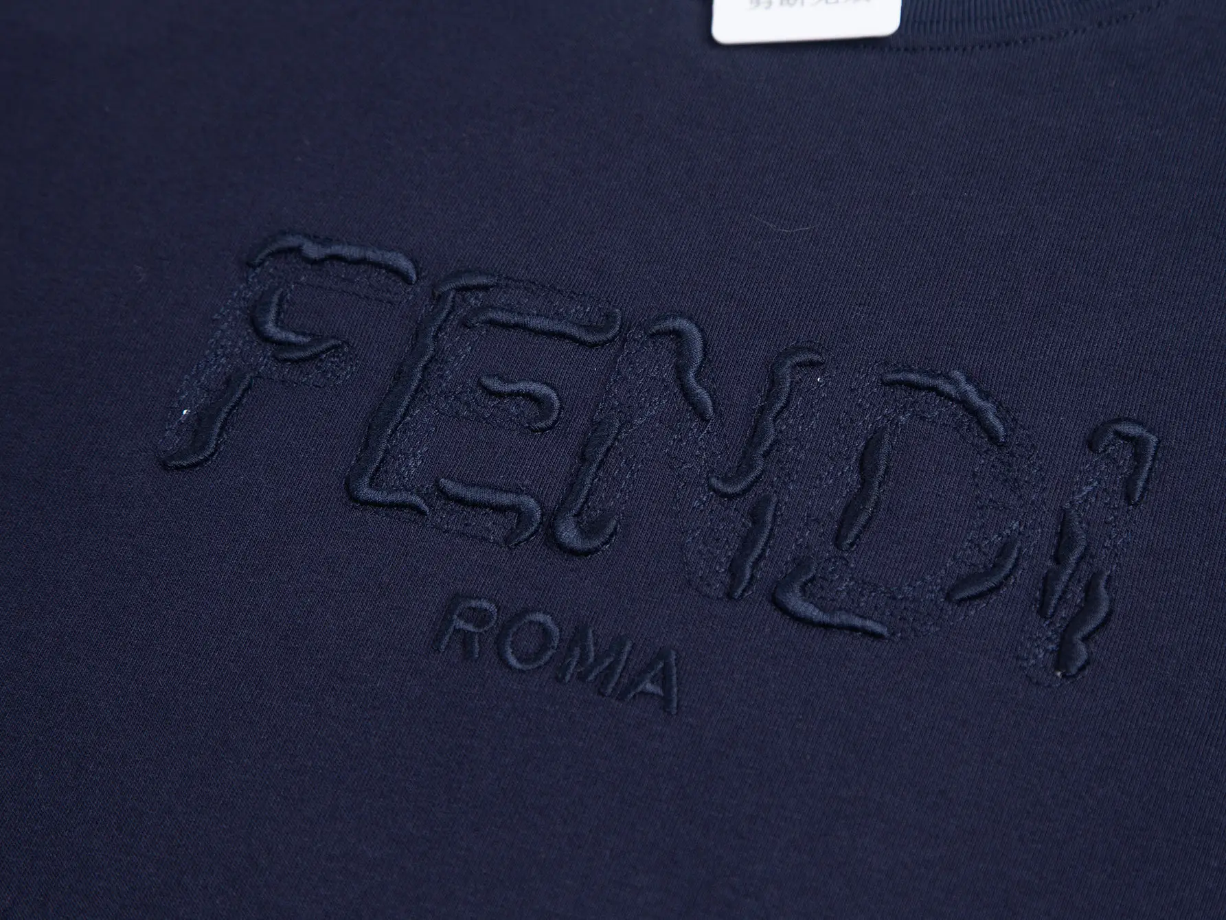Embroidered Logo Cotton T-Shirt D10515904 — view 3
