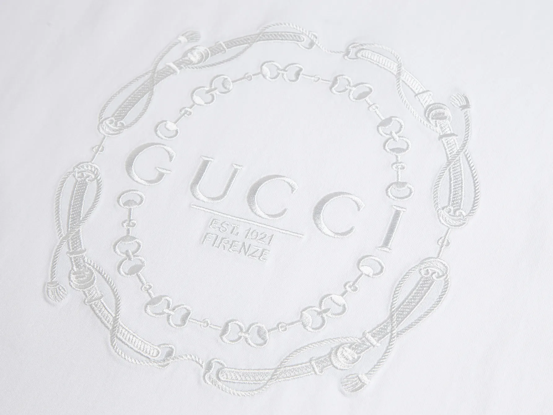 Embroidered Logo Cotton T-Shirt D10515964 — view 3