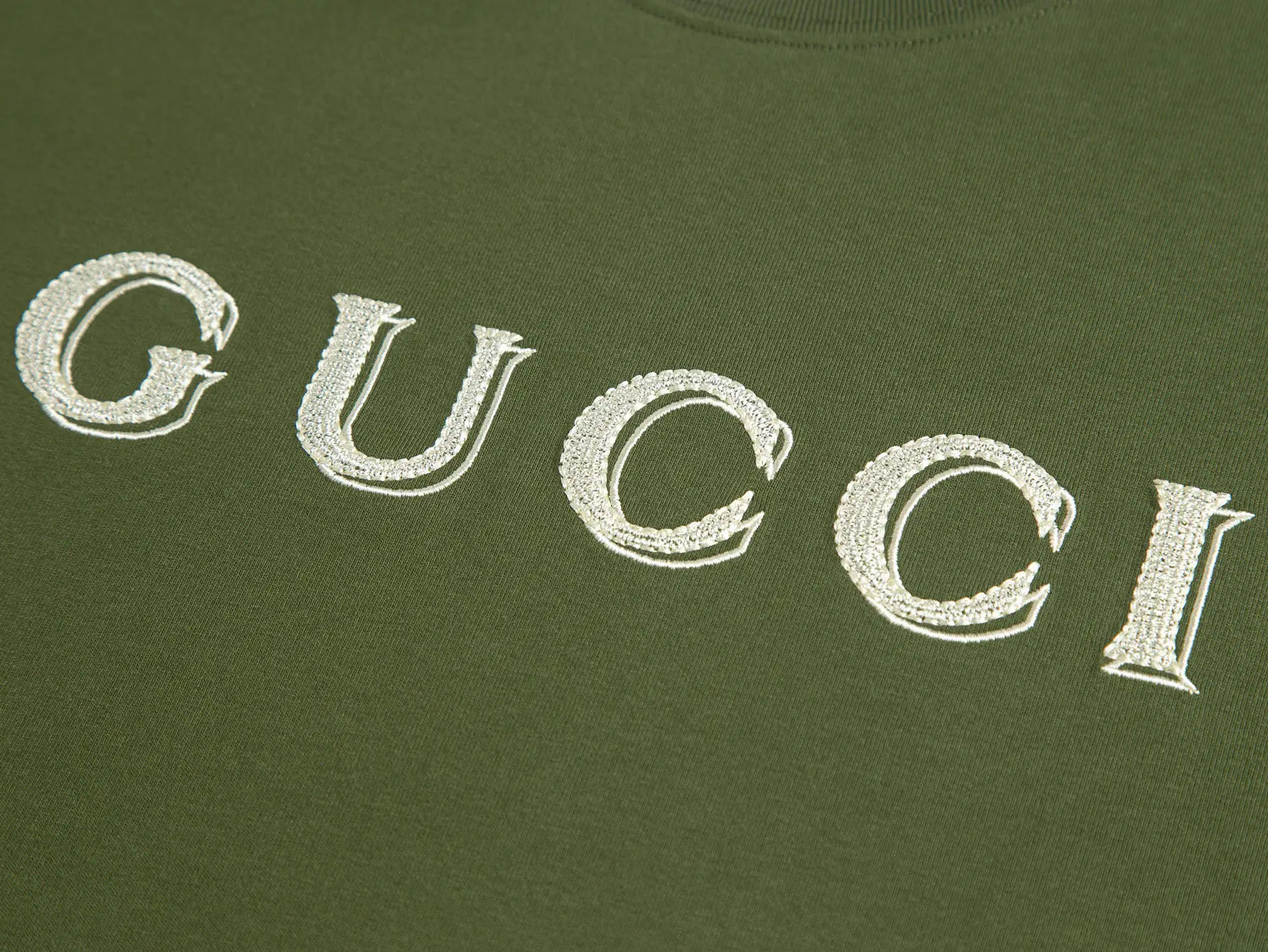 Embroidered Logo Cotton T-Shirt D10515842 — view 3