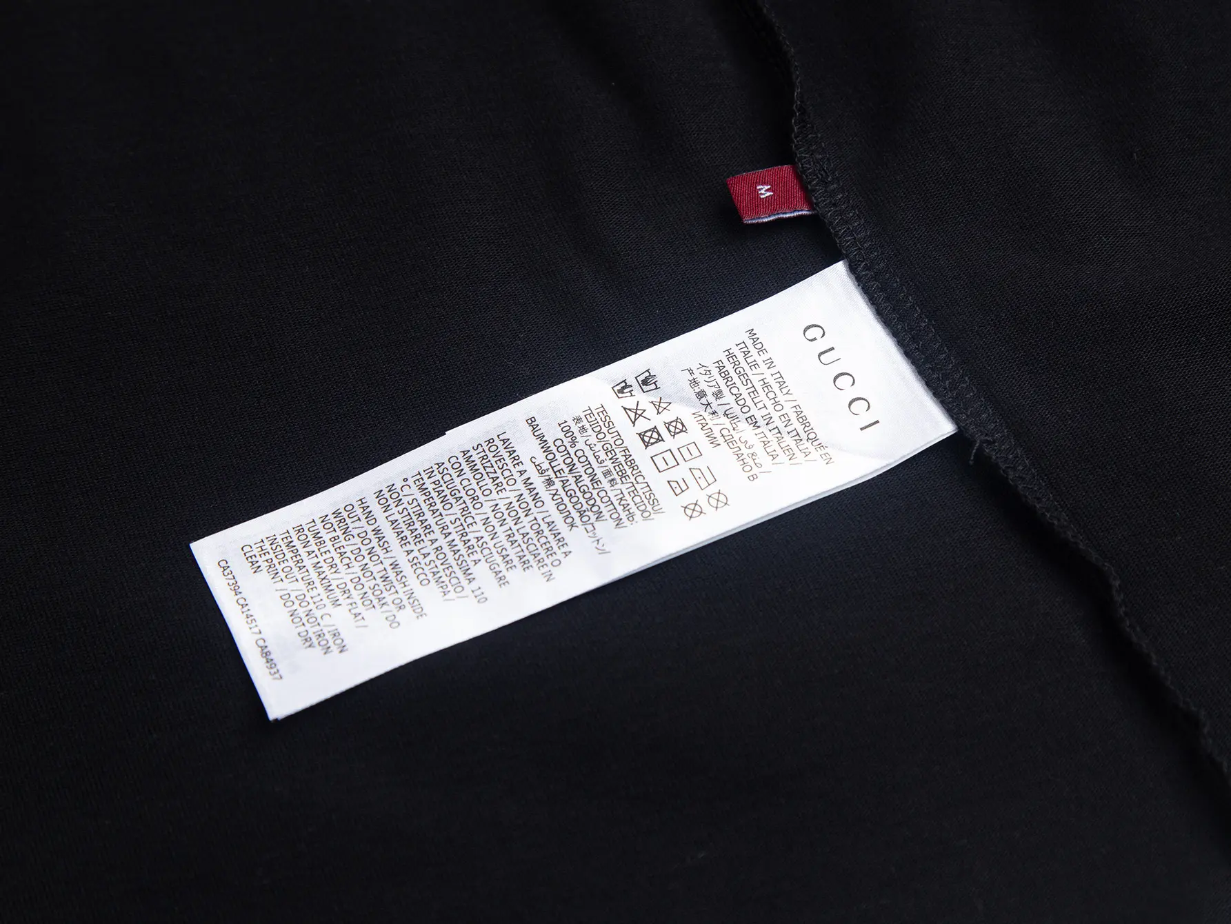 Web-Stripe Trim Mercerized Cotton T-Shirt D10515894 — view 7
