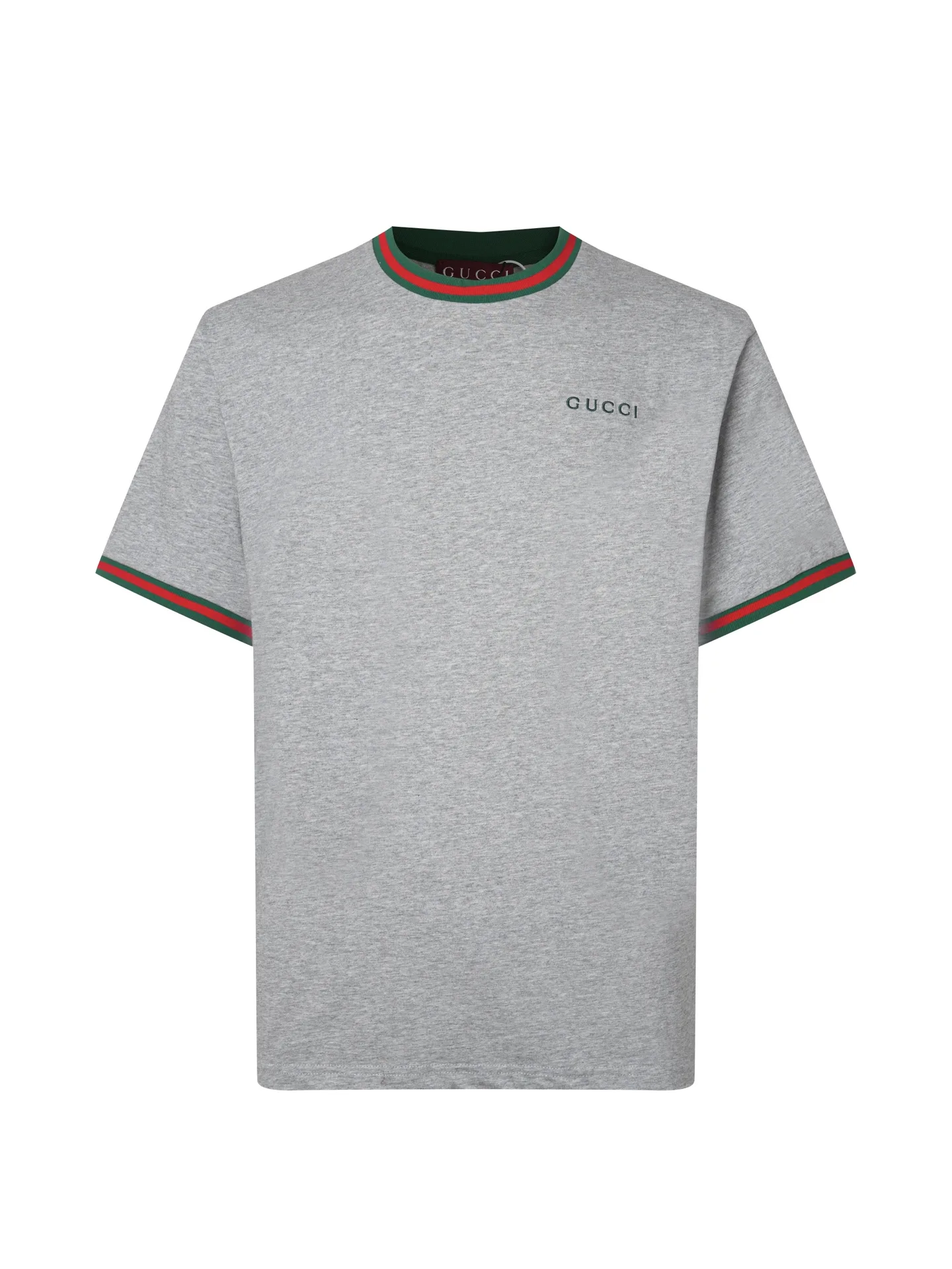 Web-Stripe Trim Logo Embroidery T-Shirt D10515895