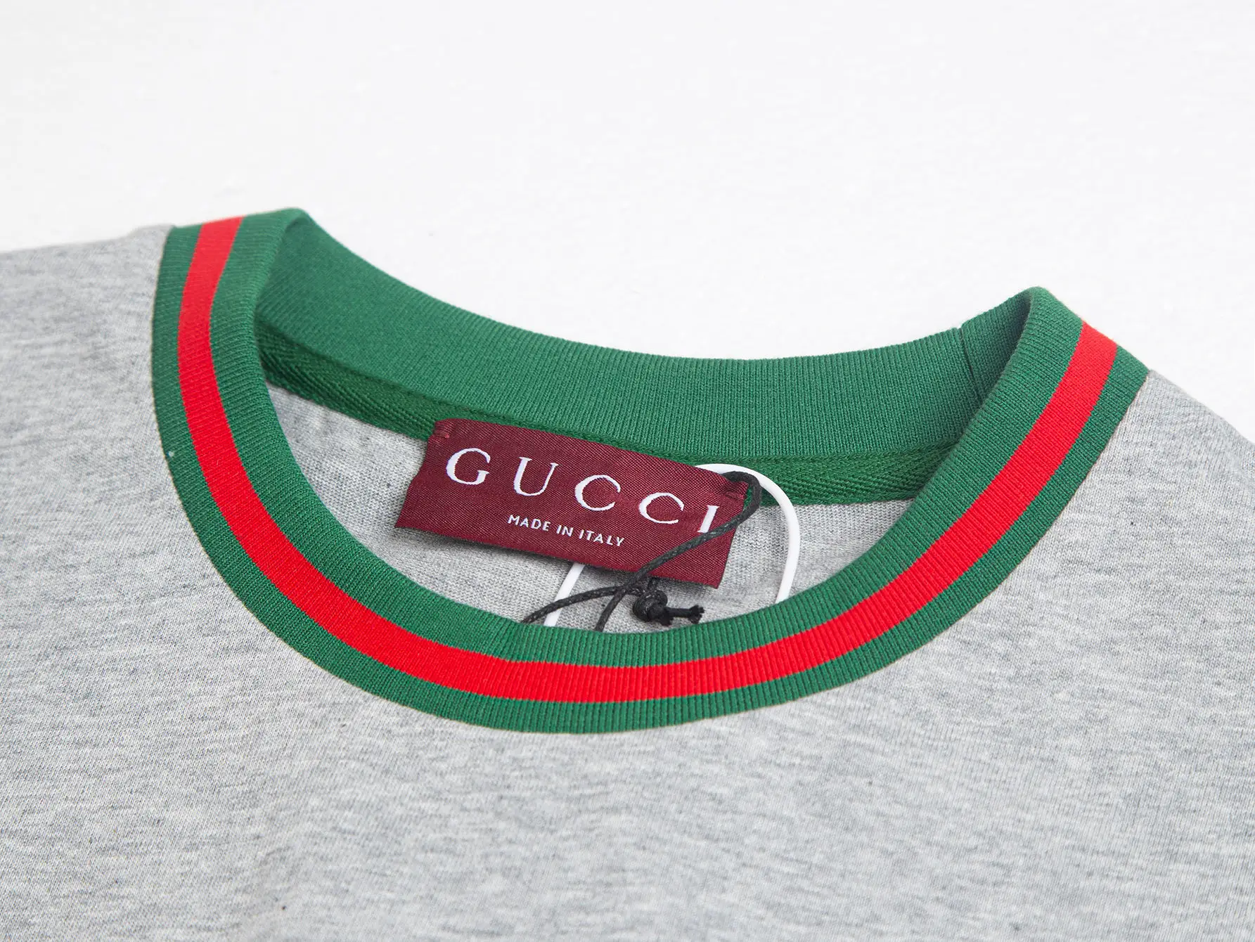 Web-Stripe Trim Logo Embroidery T-Shirt D10515895 — view 3