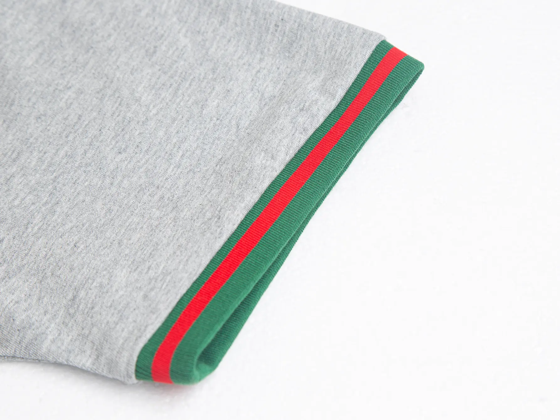 Web-Stripe Trim Logo Embroidery T-Shirt D10515895 — view 4