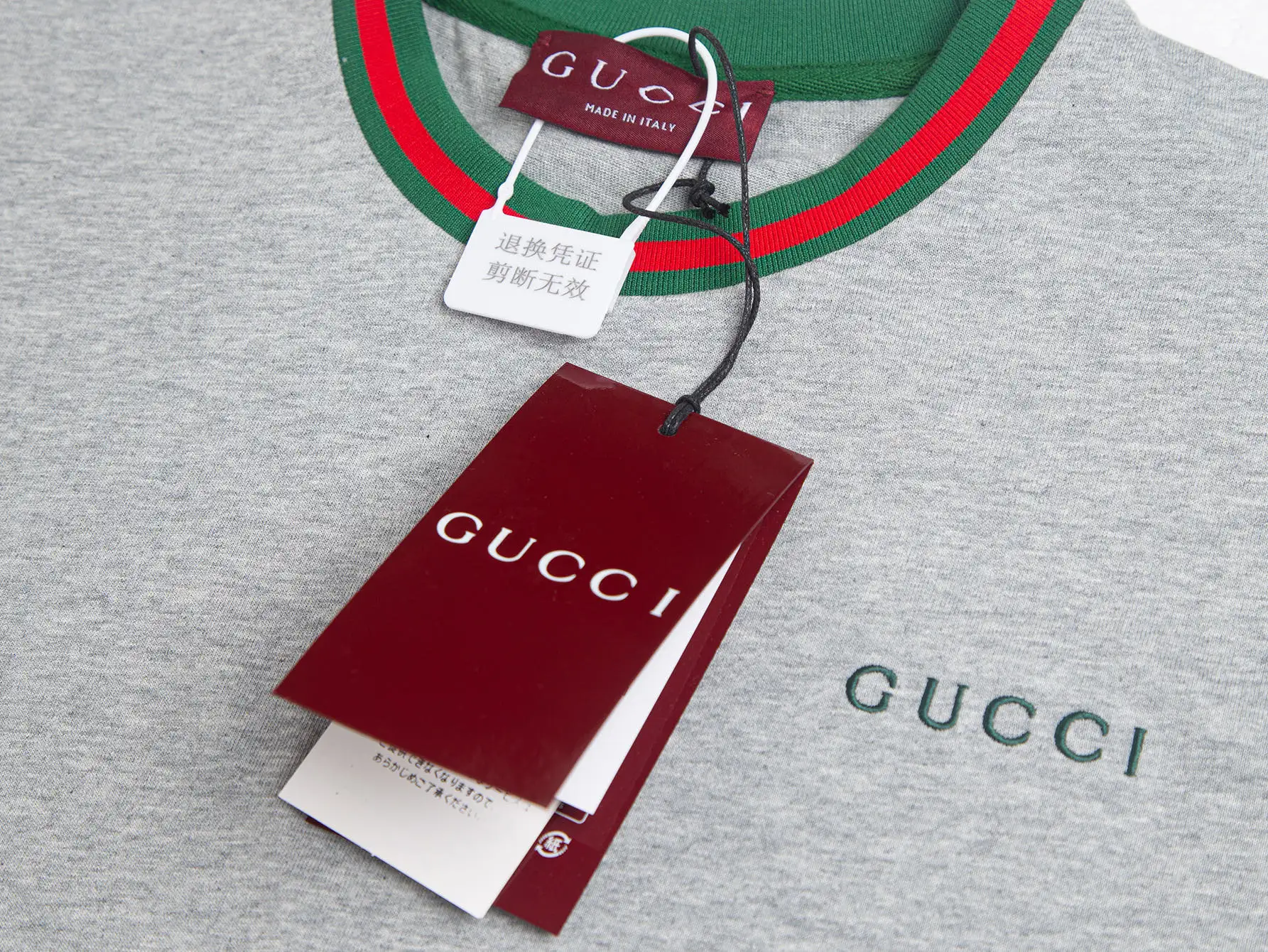 Web-Stripe Trim Logo Embroidery T-Shirt D10515895 — view 5