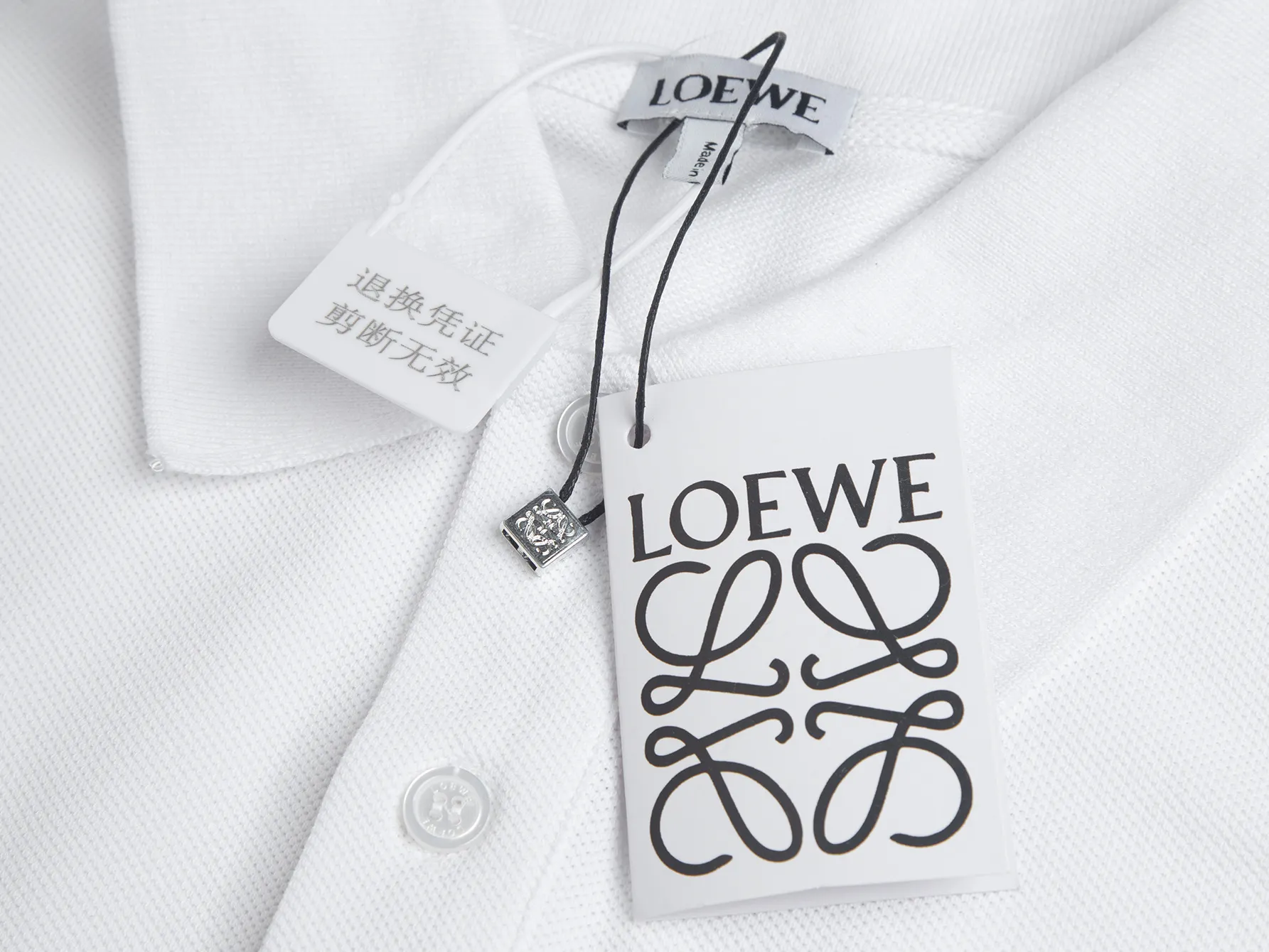 Logo-Embroidered Cotton-Pique Polo Shirt D10515778 — view 5
