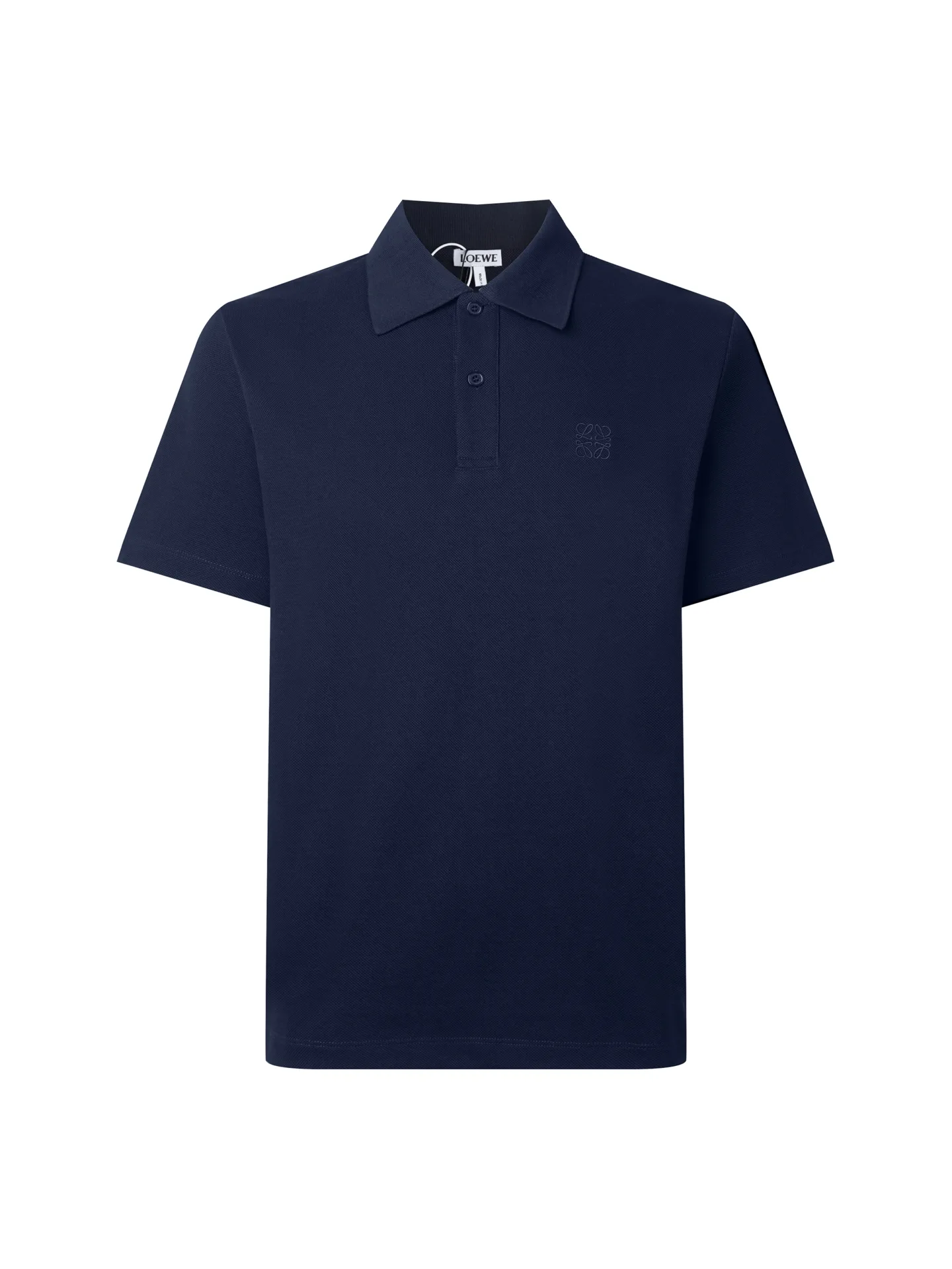 Anagram Embroidered Cotton-Piqué Polo Shirt D10515777
