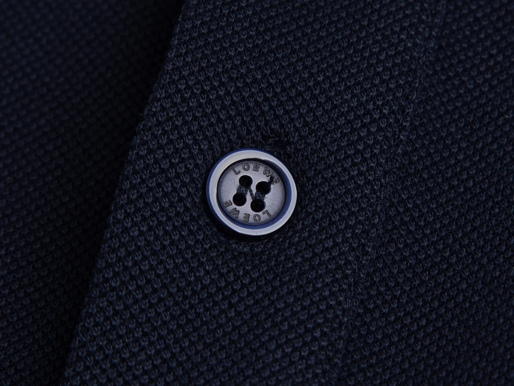 Anagram Embroidered Cotton-Piqué Polo Shirt D10515777 — view 4