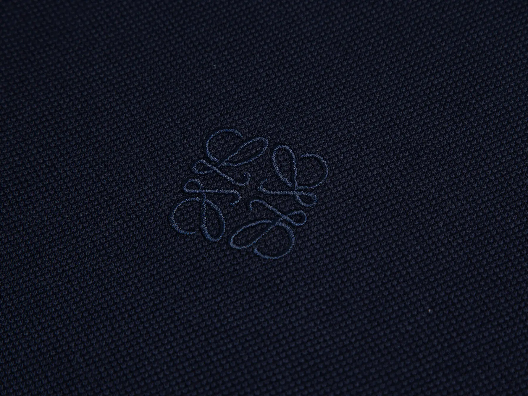 Anagram Embroidered Cotton-Piqué Polo Shirt D10515777 — view 5