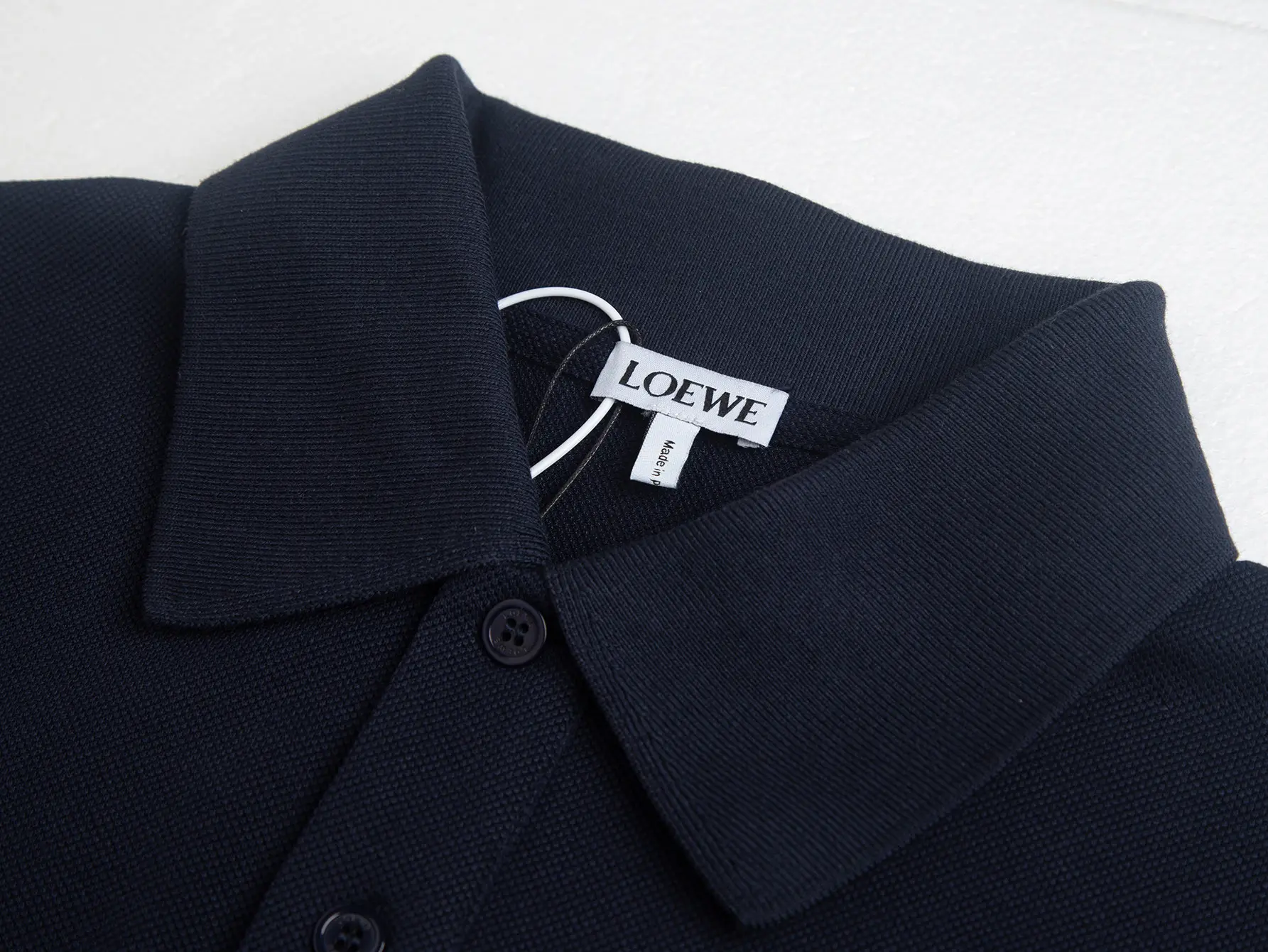 Anagram Embroidered Cotton-Piqué Polo Shirt D10515777 — view 6
