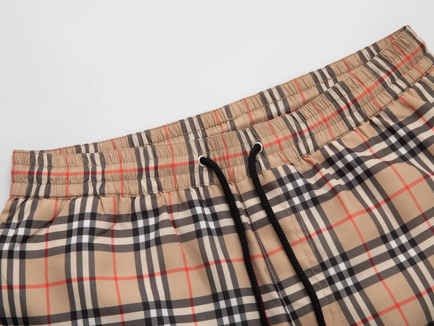 Vintage Check Drawstring Swim Shorts D10515880 — view 4