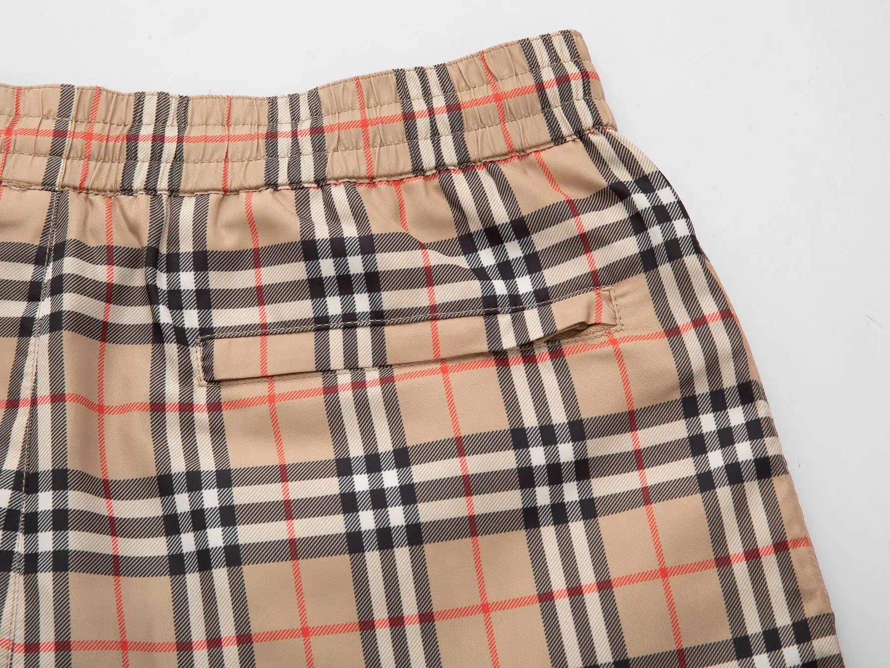 Vintage Check Drawstring Swim Shorts D10515880 — view 5