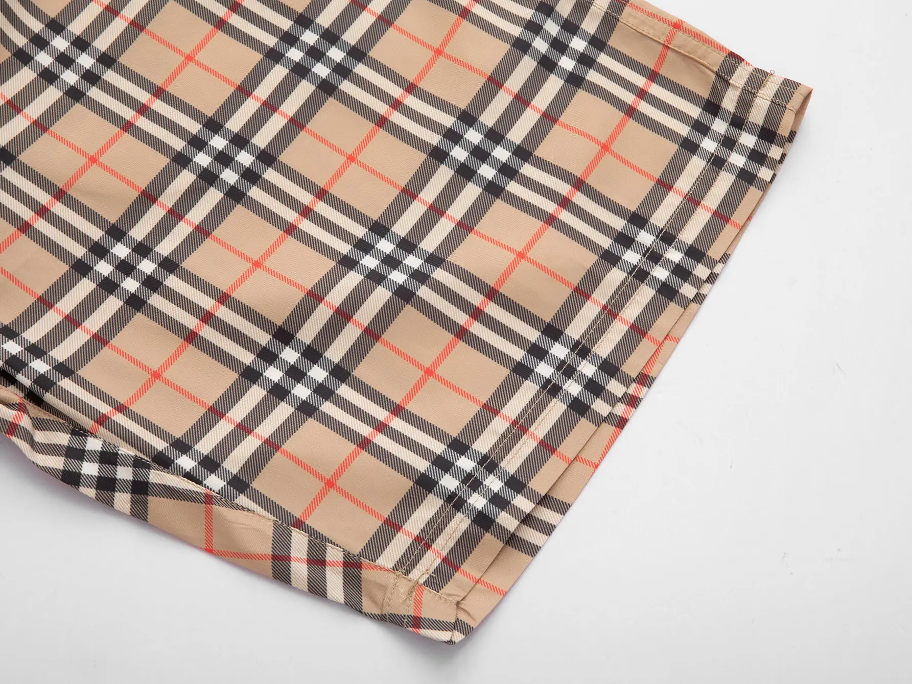 Vintage Check Drawstring Swim Shorts D10515880 — view 9