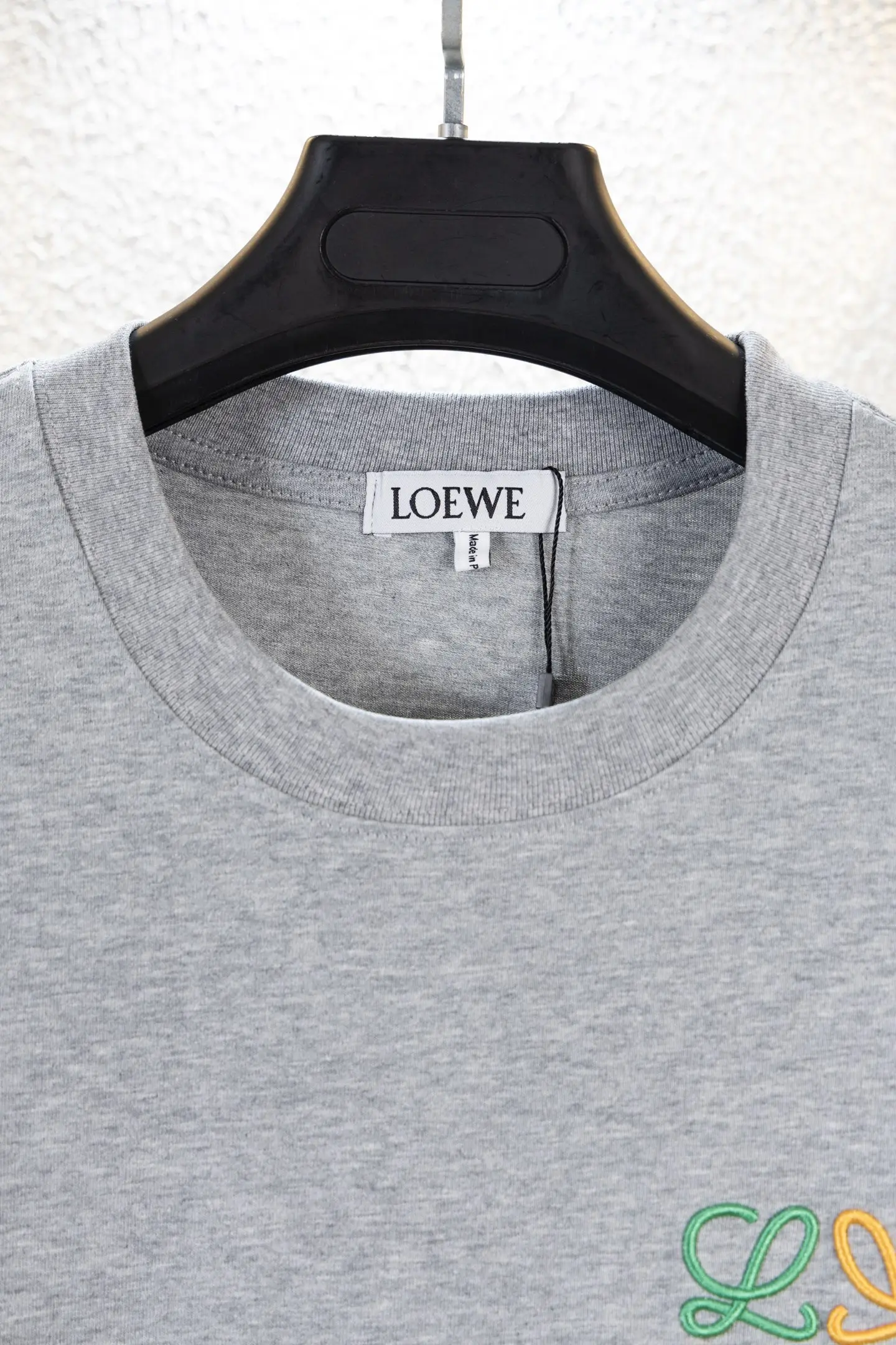 Anagram Embroidered Cotton T-Shirt D11012225 — view 3