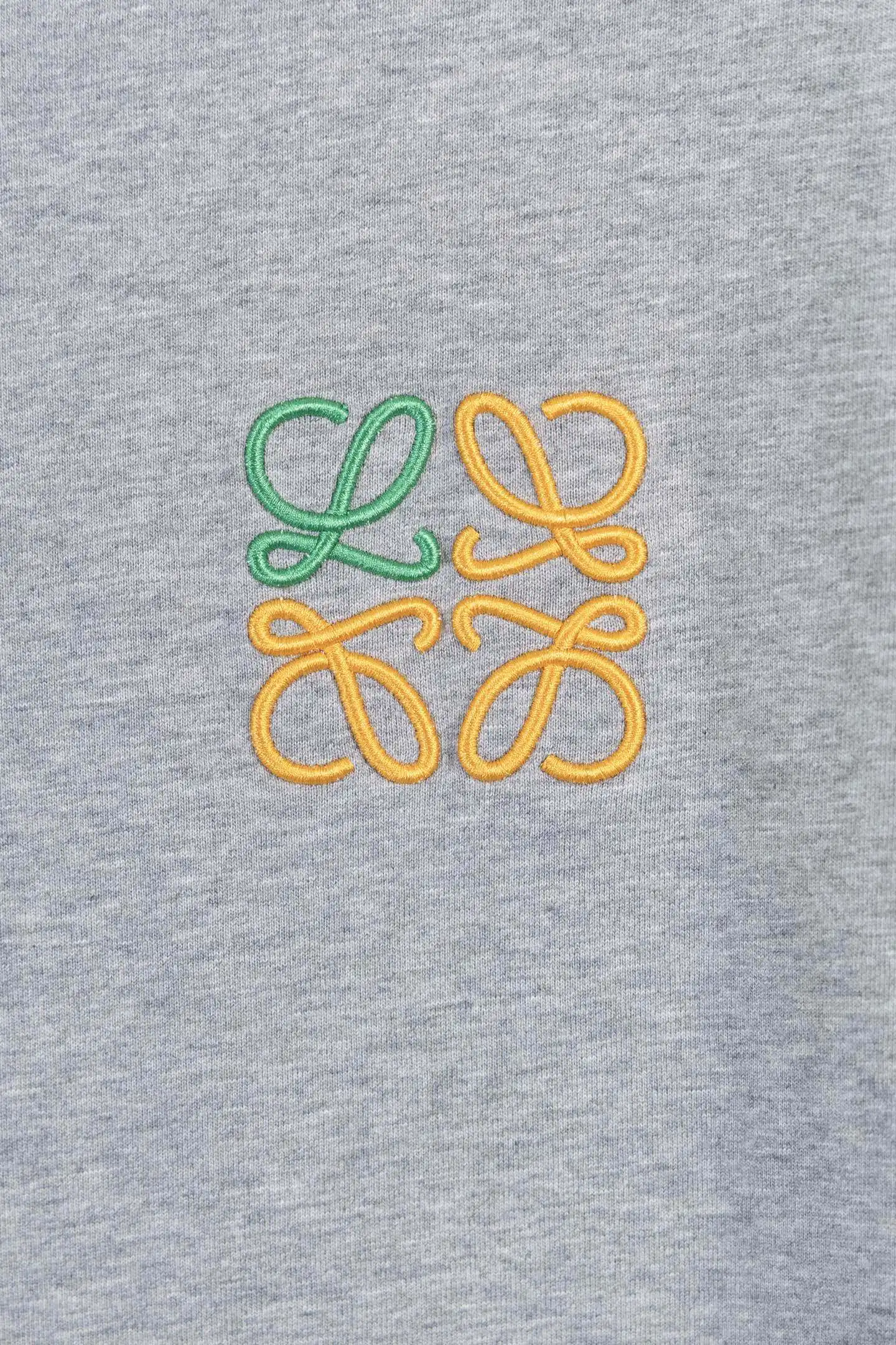 Anagram Embroidered Cotton T-Shirt D11012225 — view 4