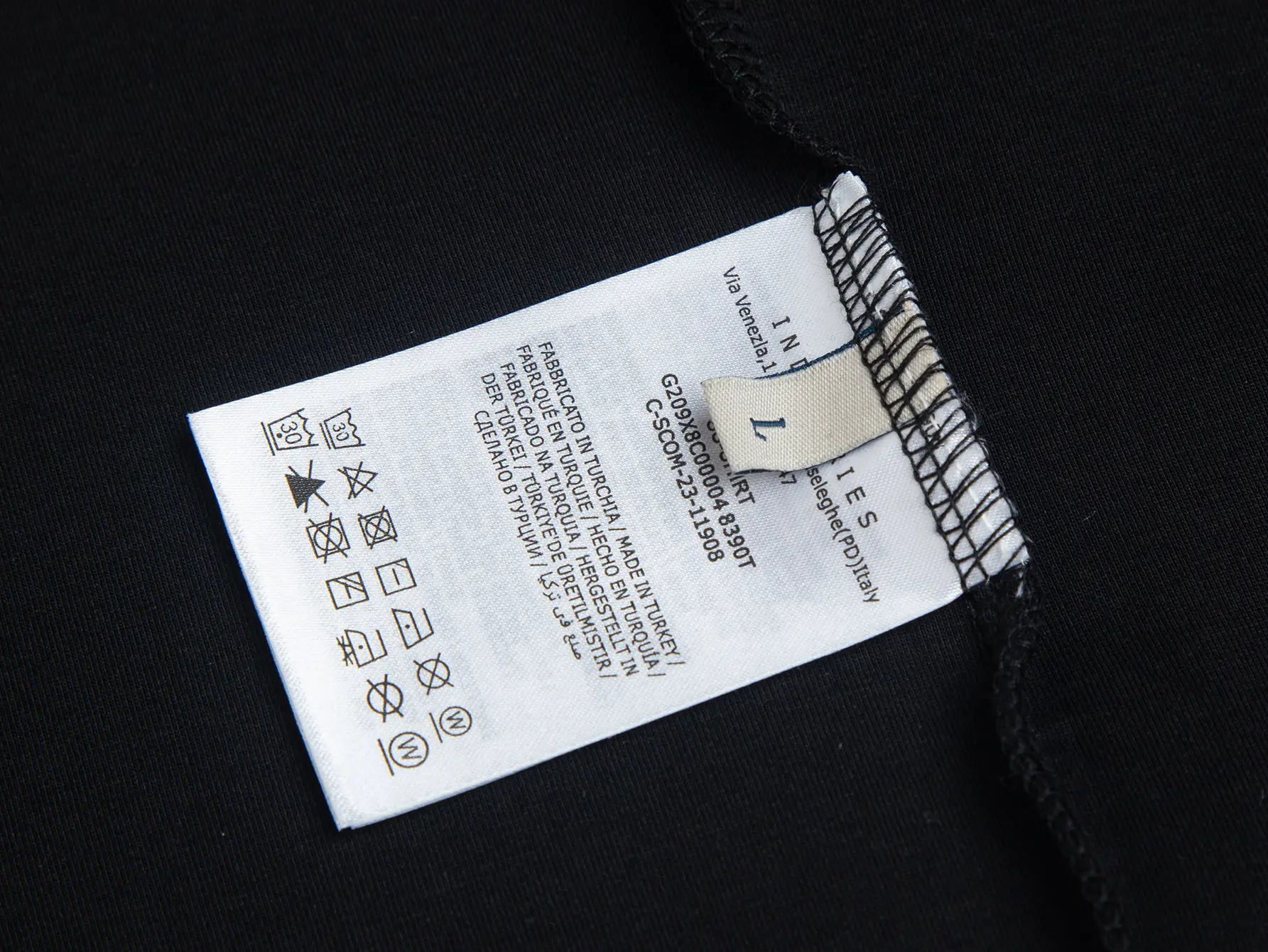 Logo-Patch Cotton-Blend T-Shirt D11515803 — view 6