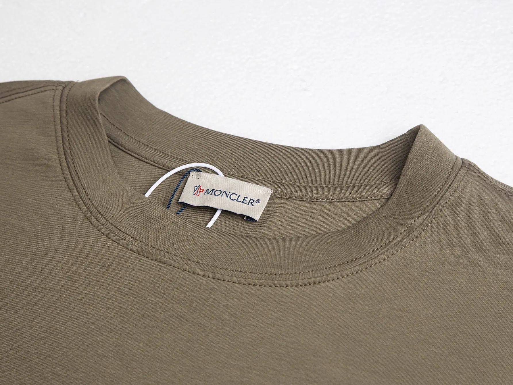 Moncler Black Label Logo Cotton T-Shirt D11515770 — view 5