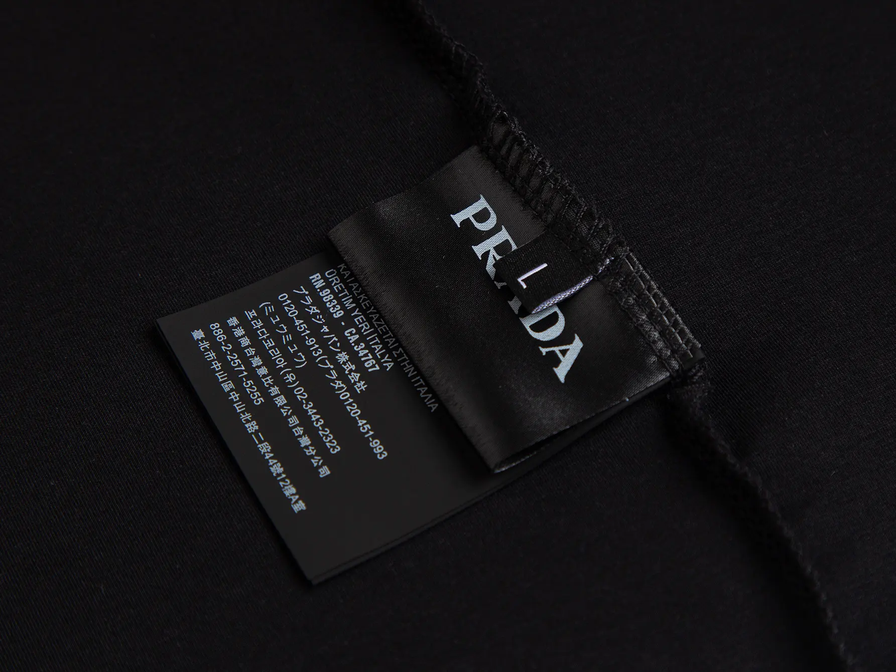 Logo-Patch Cotton-Blend T-Shirt D11515860 — view 6