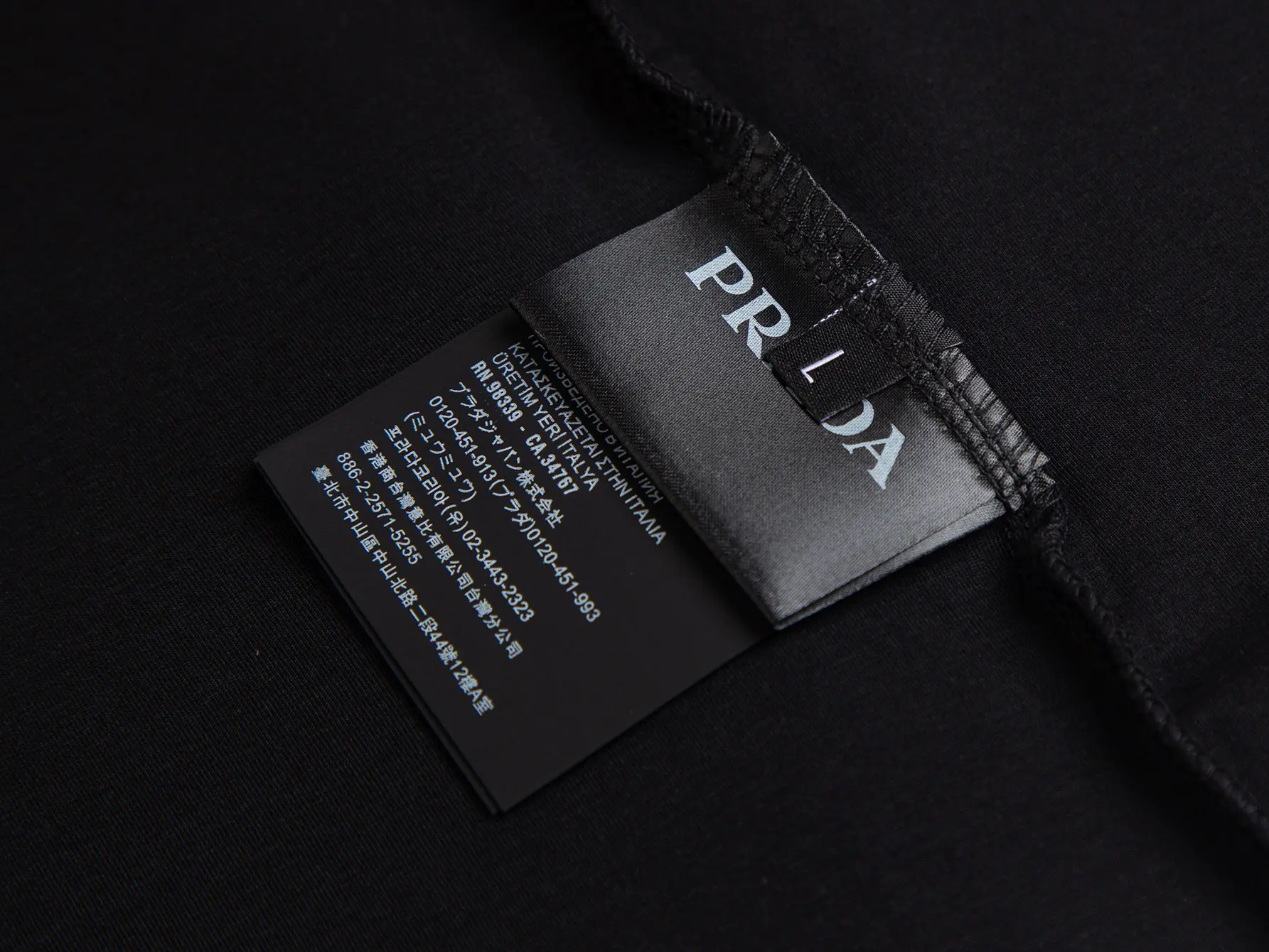 Logo-Embossed Cotton-Blend T-Shirt D11515863 — view 7