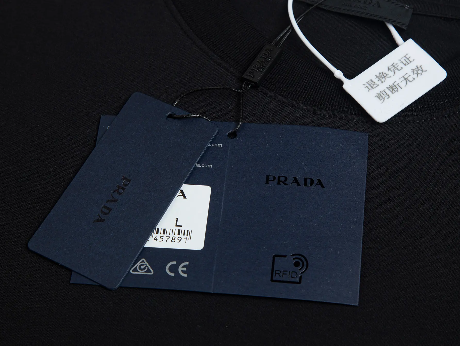 Embossed Logo Cotton-Blend T-Shirt D11515809 — view 10