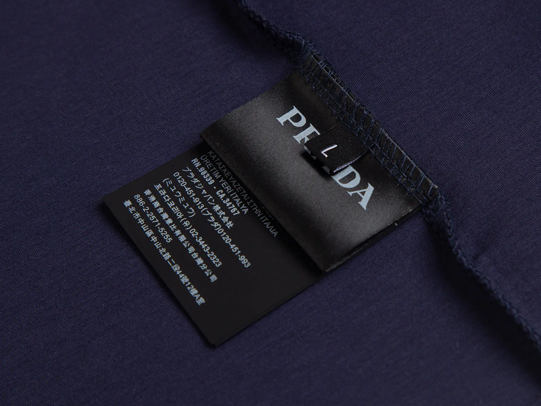 Embossed Logo Cotton T-Shirt D11515864 — view 4