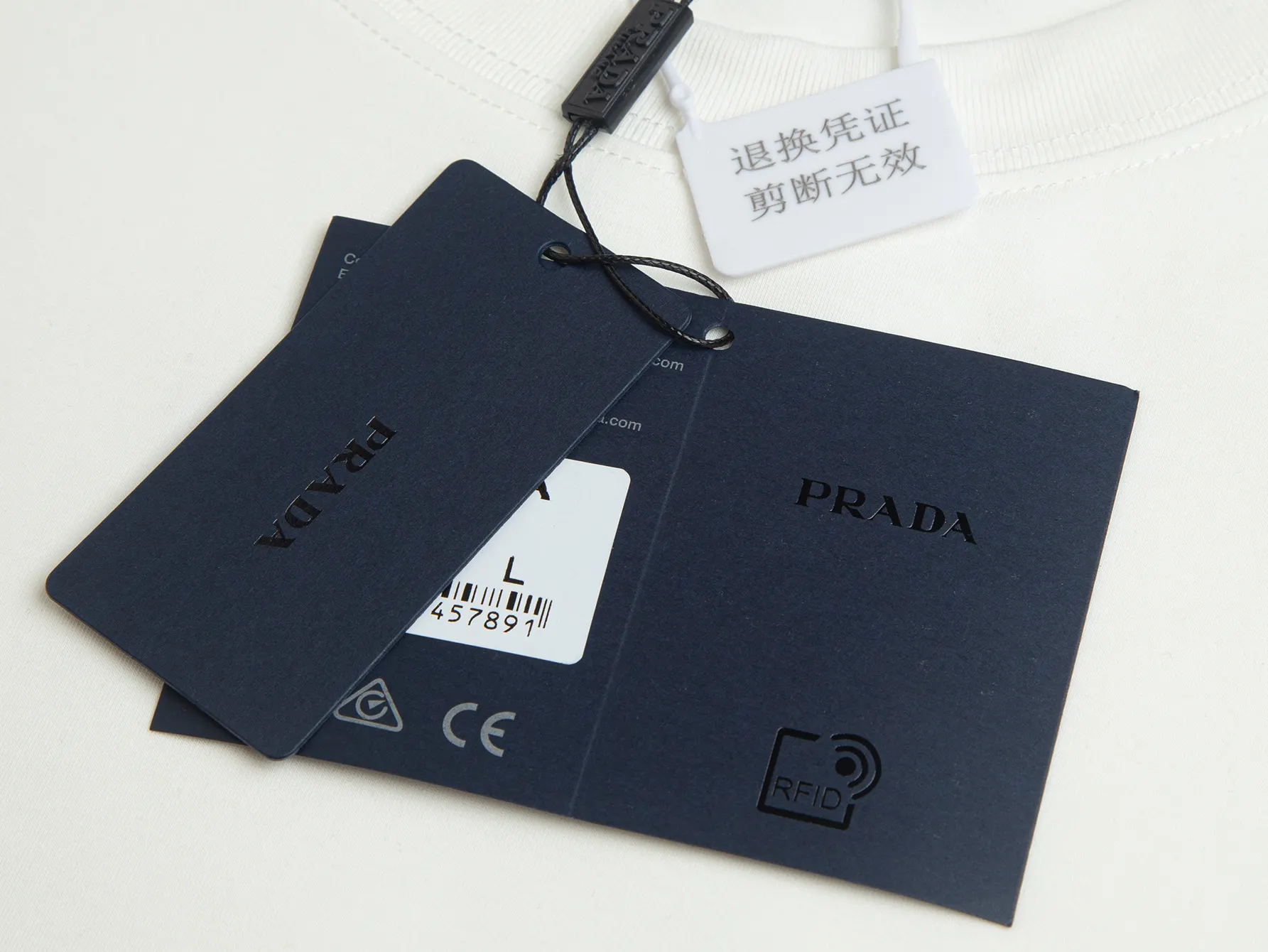Embossed Logo Cotton-Blend T-Shirt D11515810 — view 6