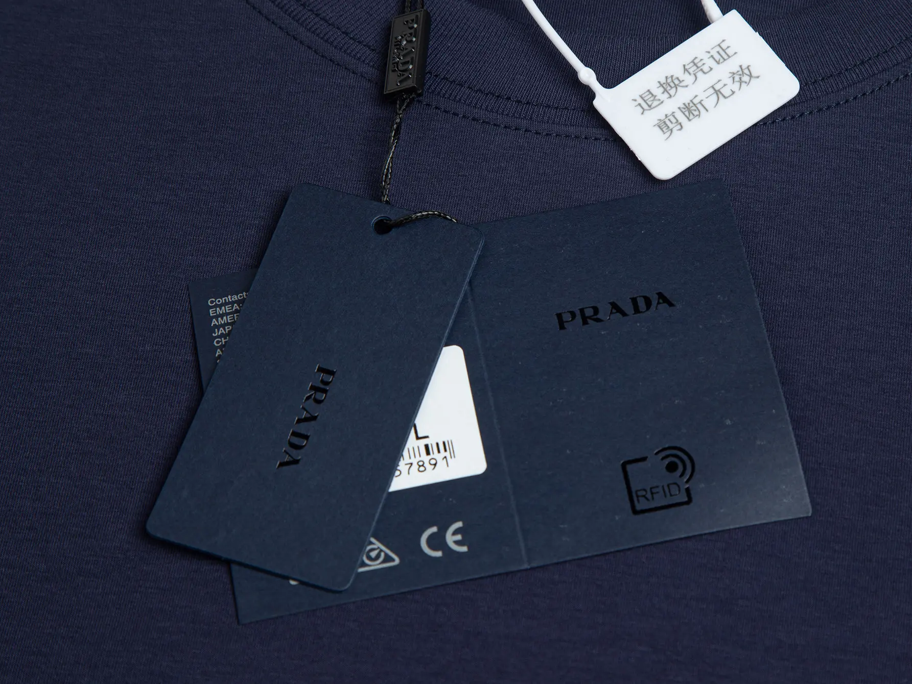 Embossed Logo Cotton-Blend T-Shirt D11515811 — view 6