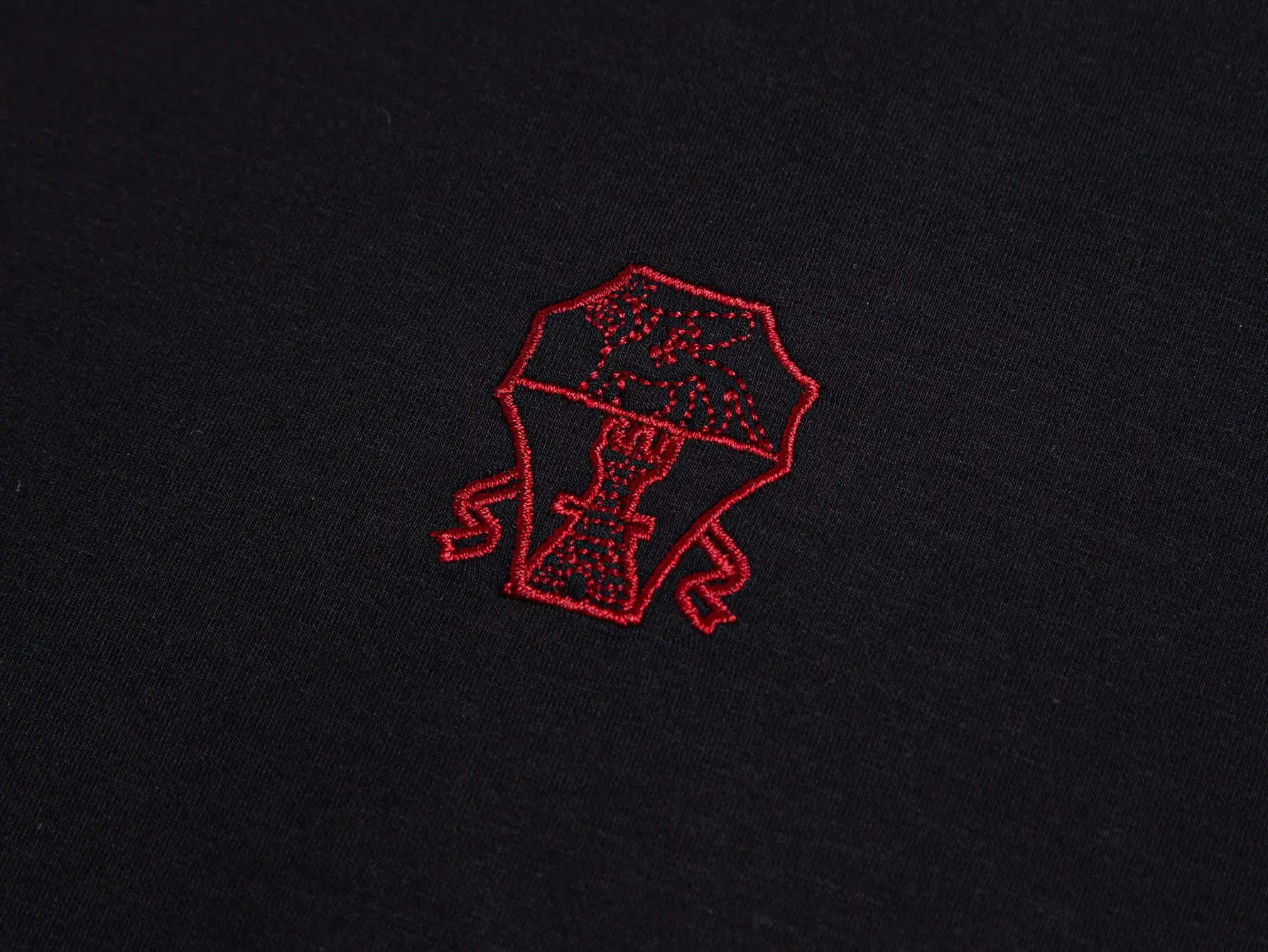 Embroidered Logo Cotton-Blend T-Shirt D11515925 — view 3
