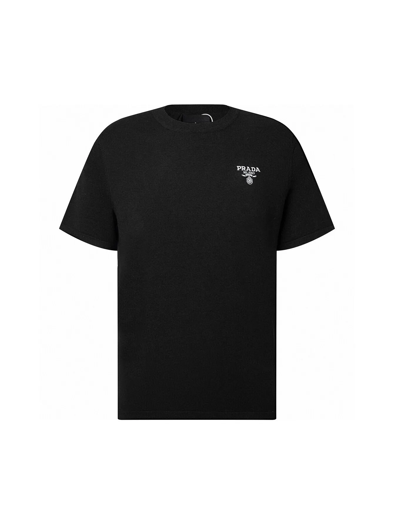 Logo-Embroidered Wool-Blend Knit T-Shirt D11516110