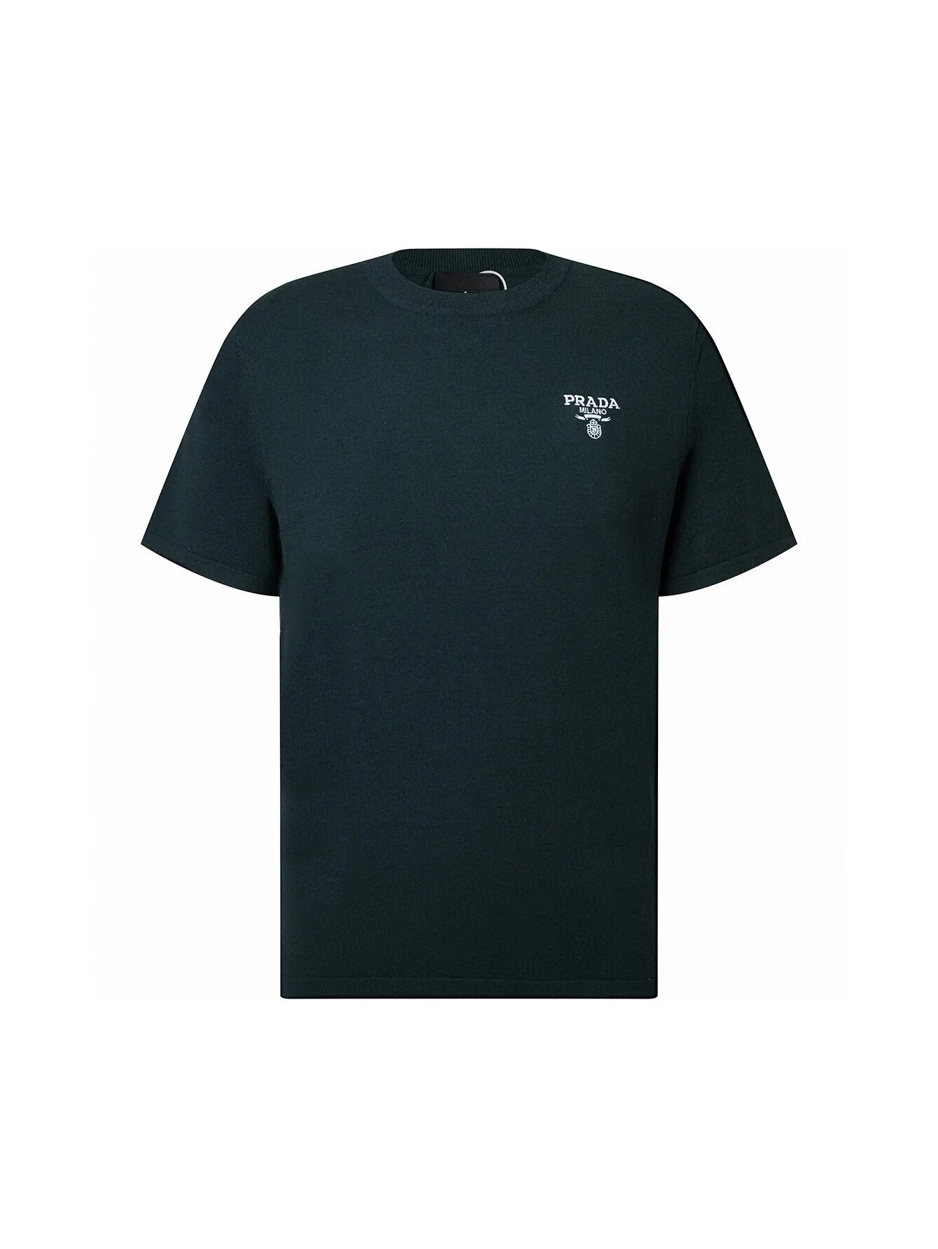 Logo Embroidered Wool-Blend Knit T-Shirt D11516108