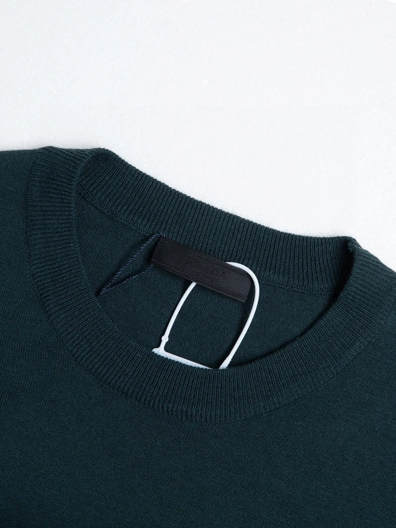 Logo Embroidered Wool-Blend Knit T-Shirt D11516108 — view 4