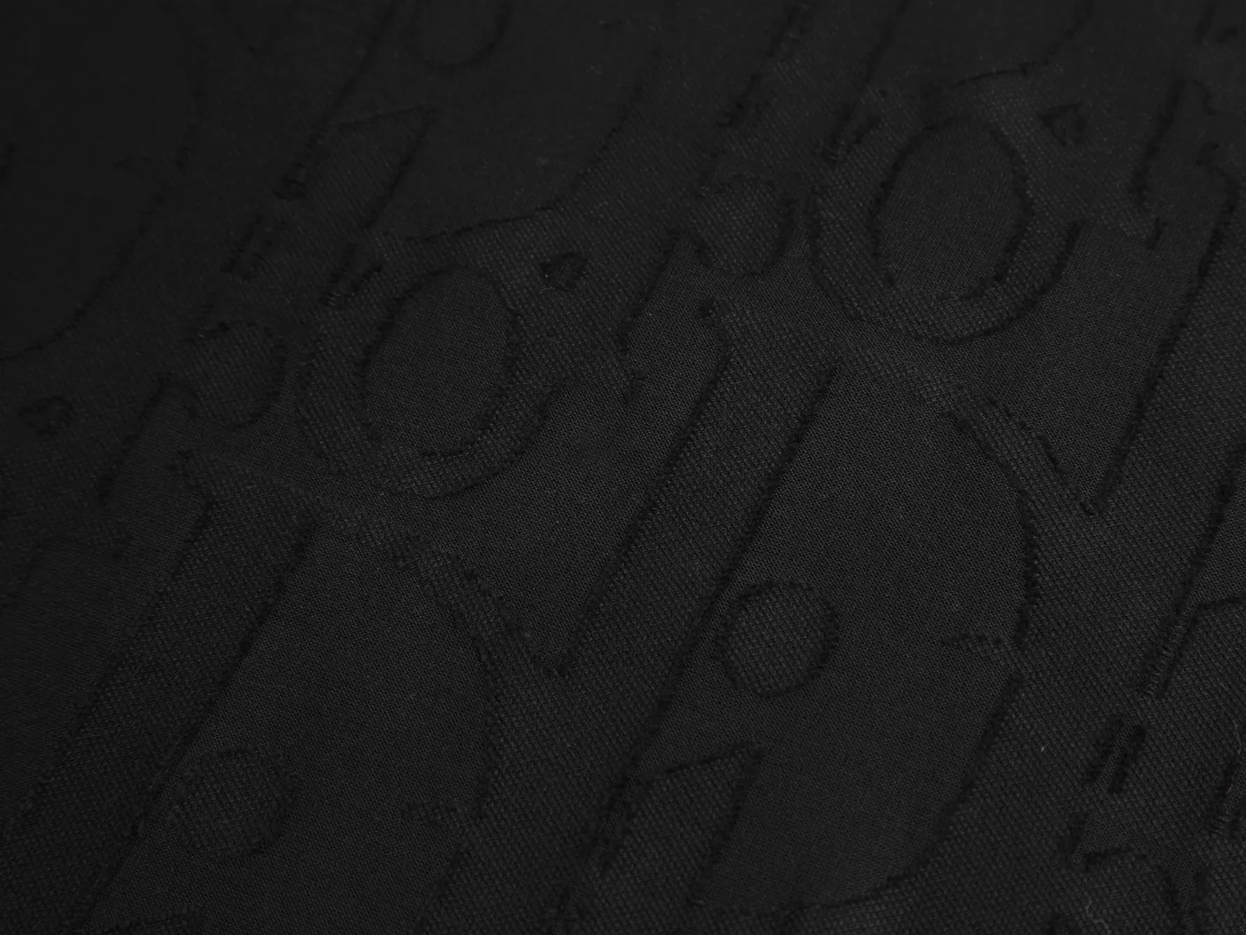 Oblique Jacquard Terry Cotton T-Shirt D11515892 — view 6