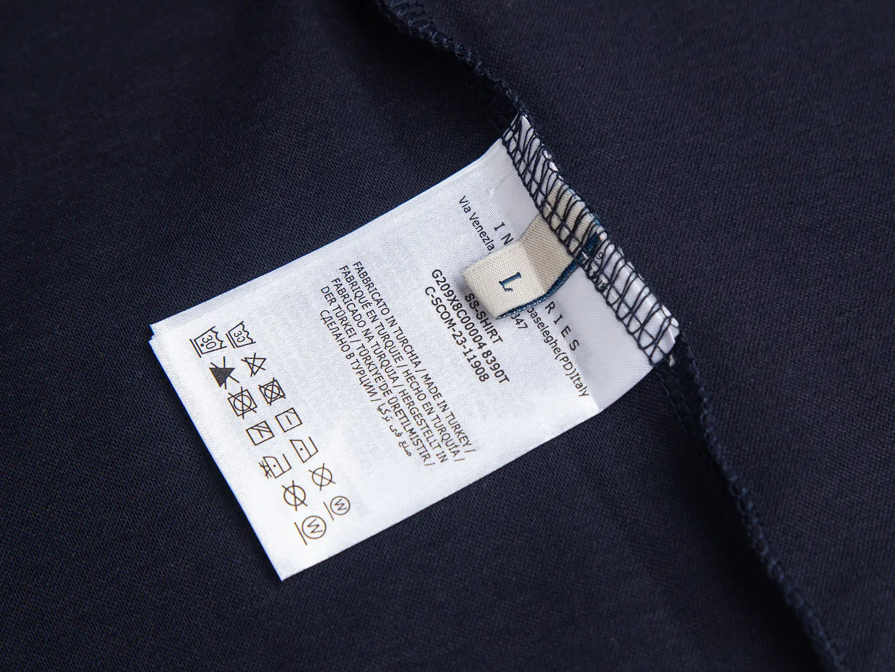 Logo-Embroidered Half-Zip Cotton Polo Shirt D12015830 — view 8