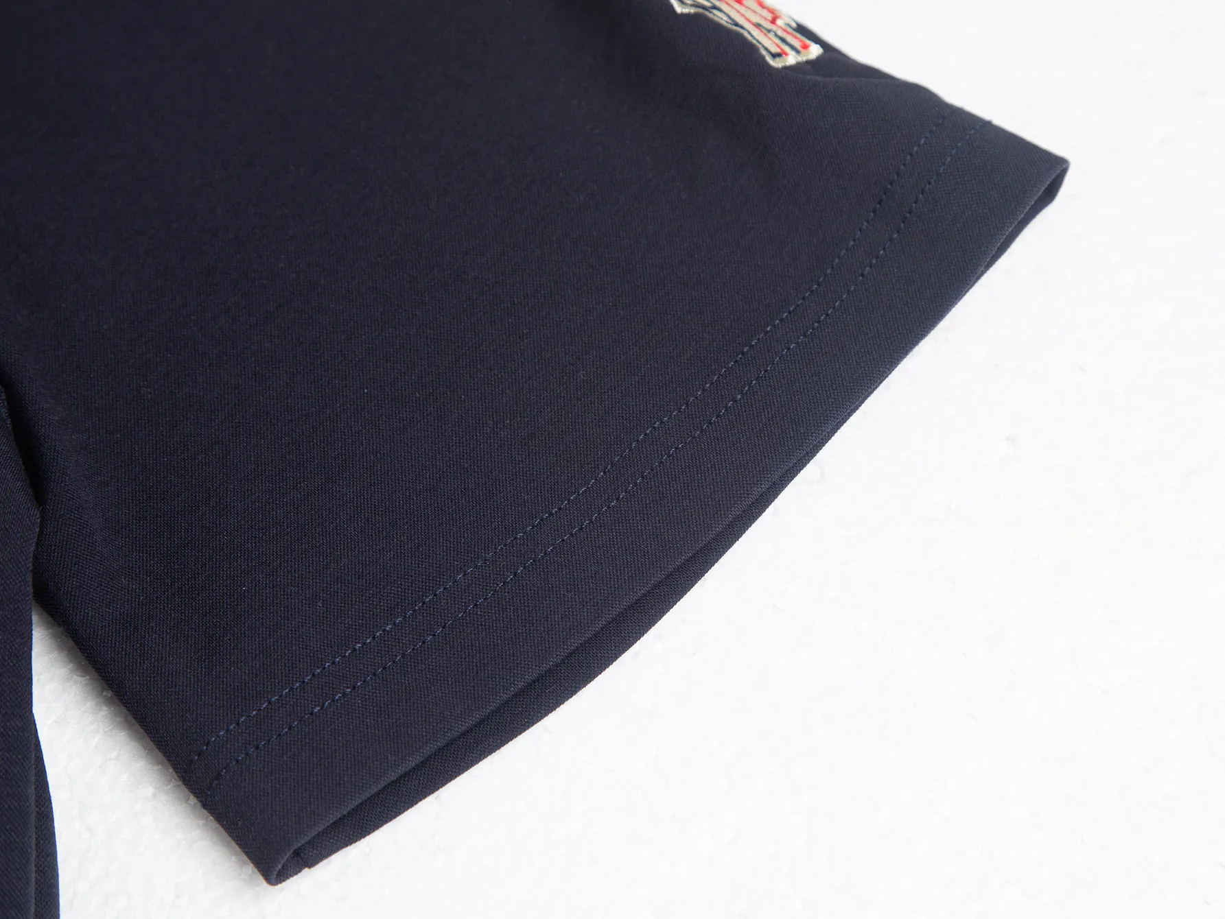 Logo-Embroidered Half-Zip Cotton Polo Shirt D12015830 — view 9