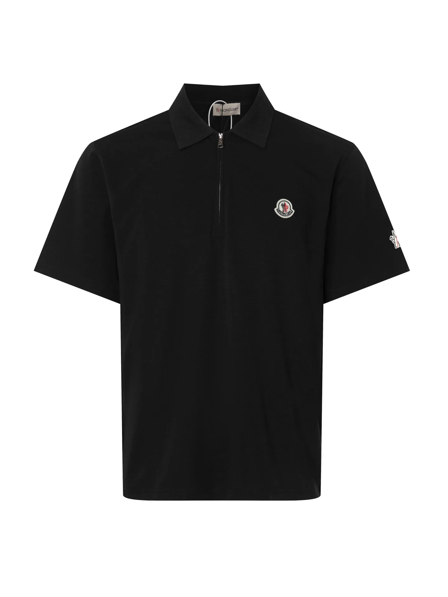 Logo-Embroidered Half-Zip Cotton Polo Shirt D12015829