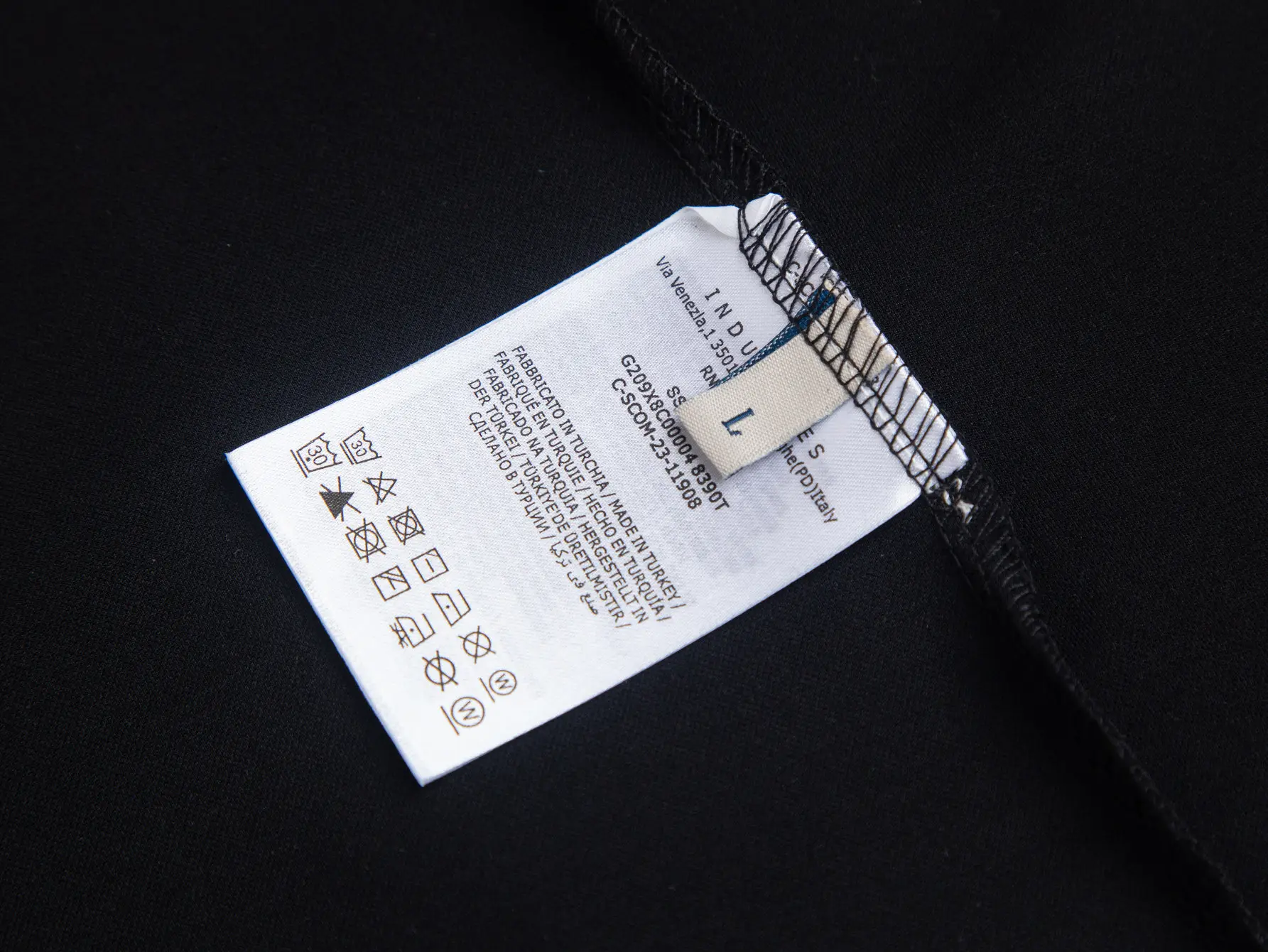 Logo-Embroidered Half-Zip Cotton Polo Shirt D12015829 — view 9