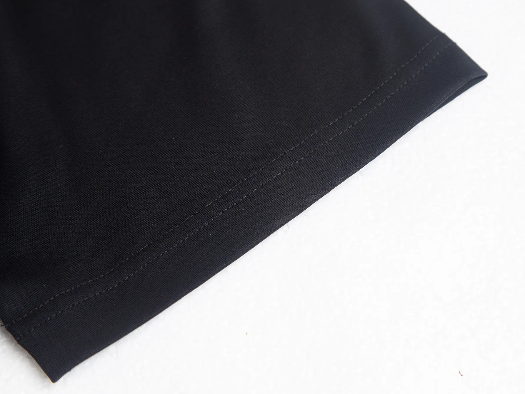 Logo-Badge Zip-Up Cotton Polo Shirt D12015919 — view 8