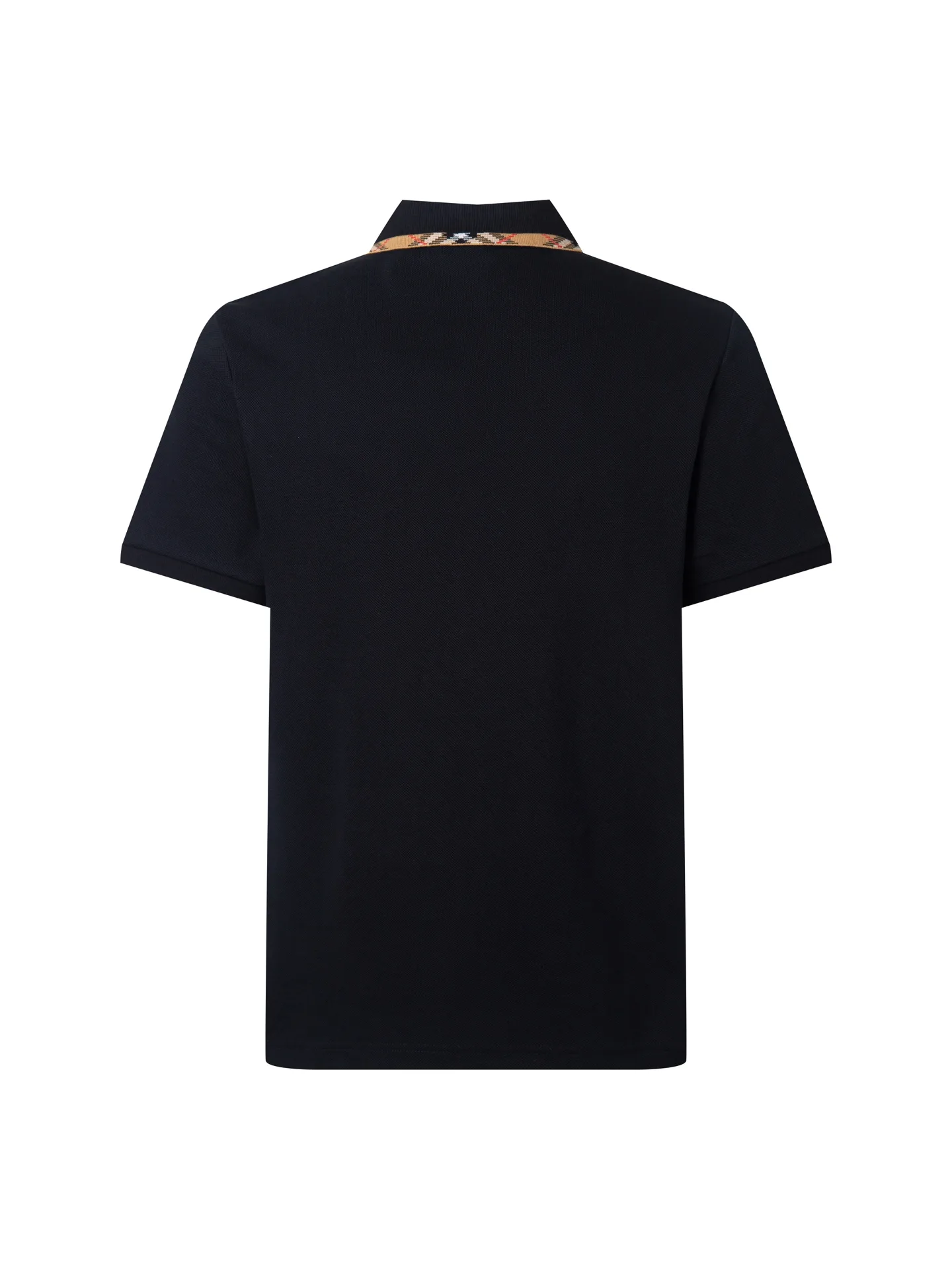 Check-Trim Cotton-Piqué Polo Shirt D12015817 — view 2